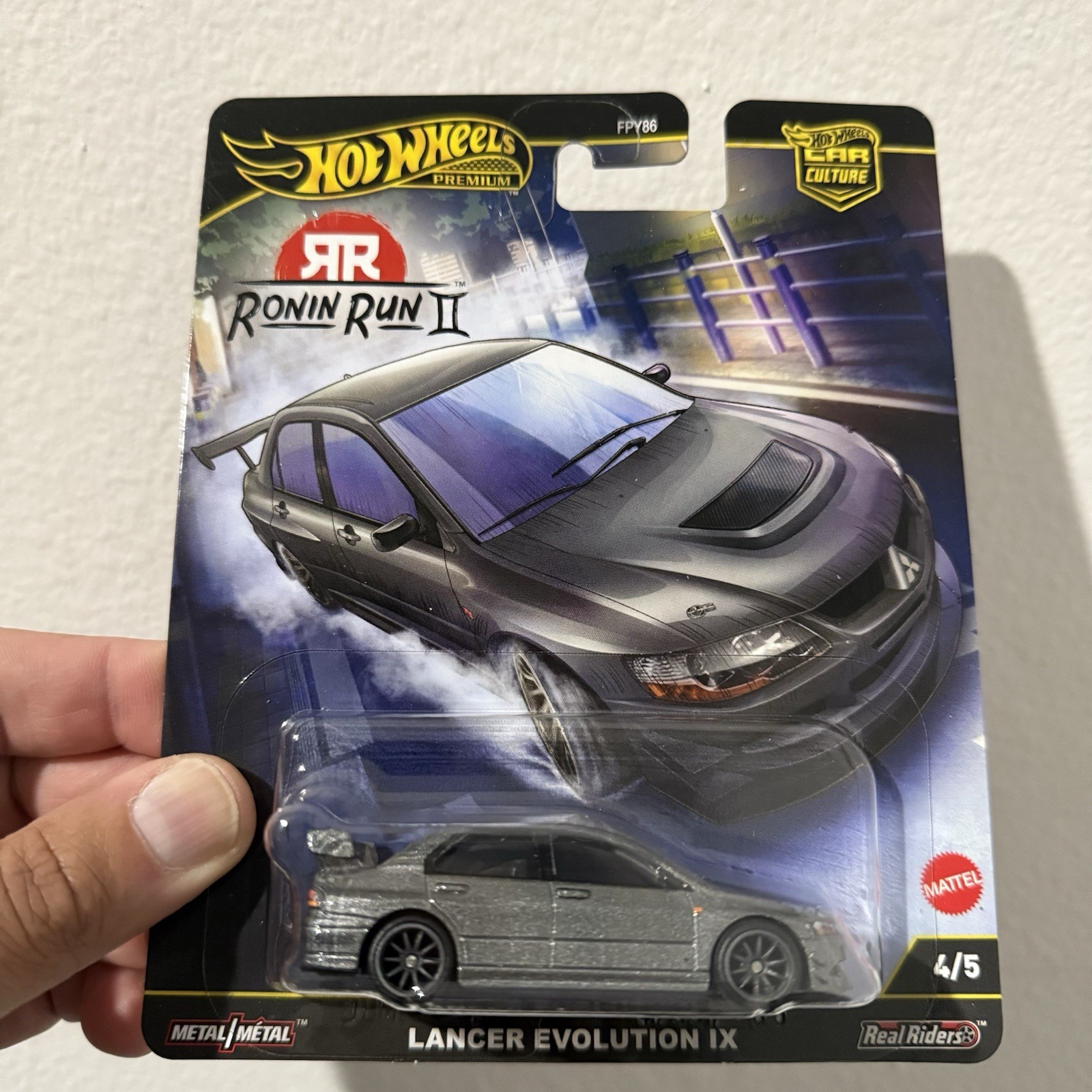 Hot Wheels Premium Ronin Run II Car Culture Lancer Evolution XI