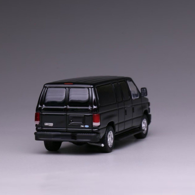 Black 1:64 Ford E350 PL Prisoner Van – Super Duty Die Cast Model Collection New