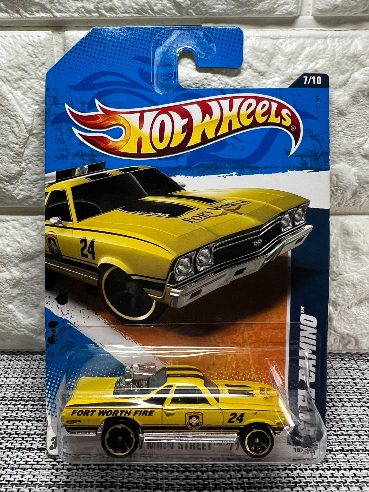 Hot Wheels HW Main Street ’11 7/10 ’68 El Camino 167/244 Yellow