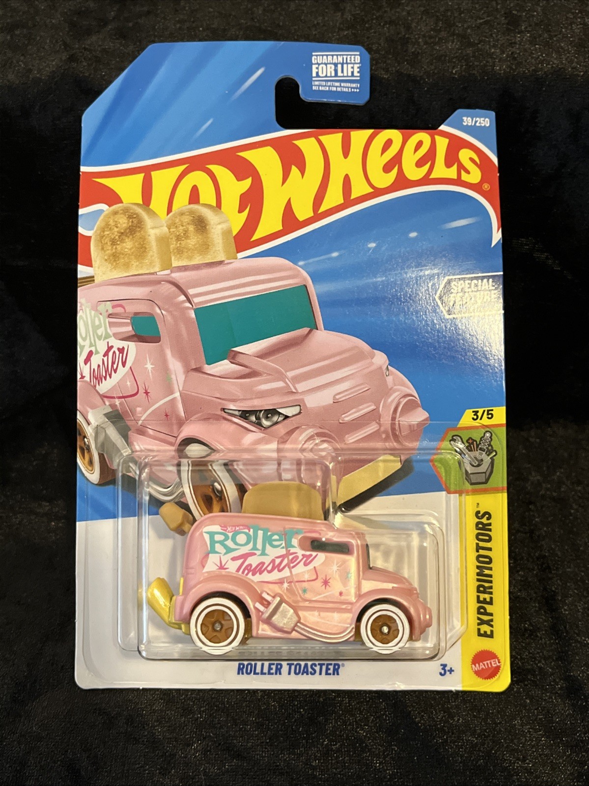 Hot Wheels – Lot Of 3 NIP Pink Roller Toaster, Pink Monster High, Head Gasket
