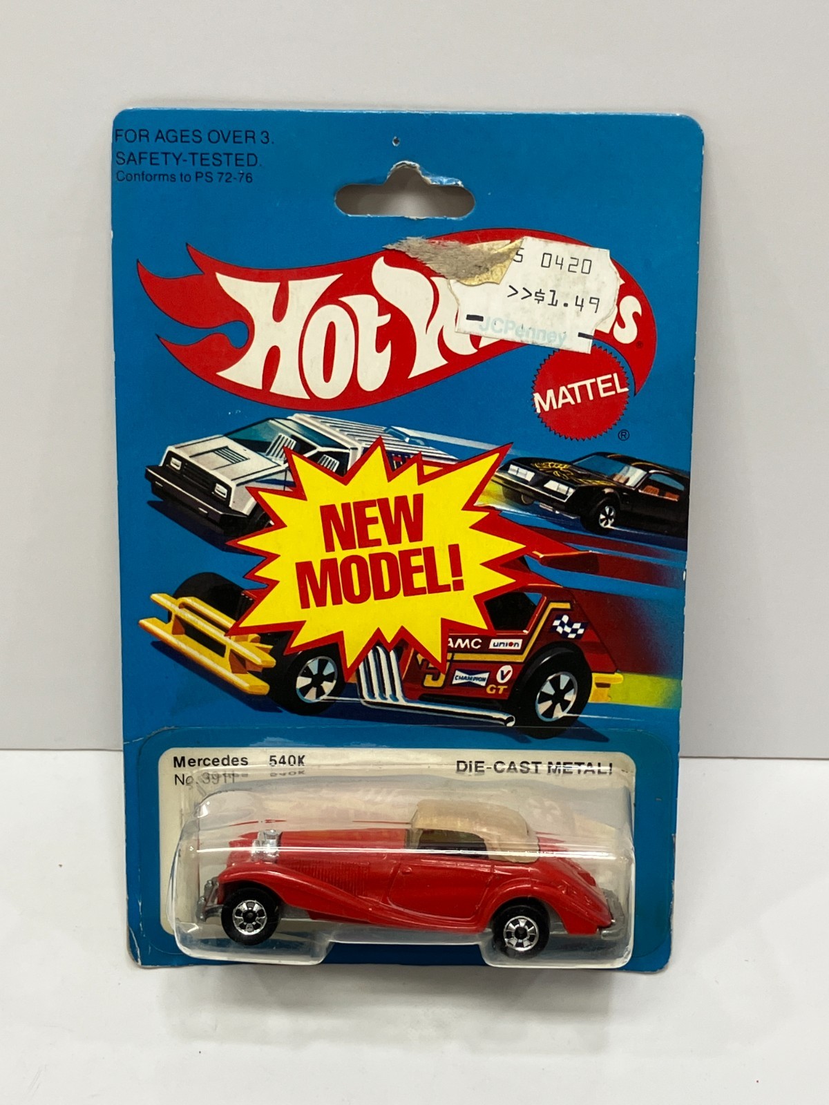 original 1981 Hot Wheels MERCEDES 540K no. 3911 – New Model !