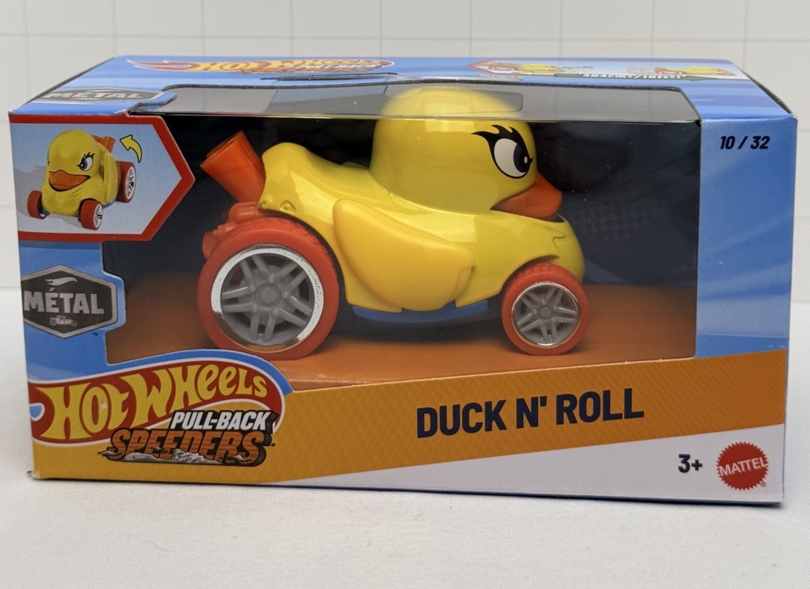 Hot Wheels Pull-Back Speeders DUCK N ‘ ROLL Wave 3
