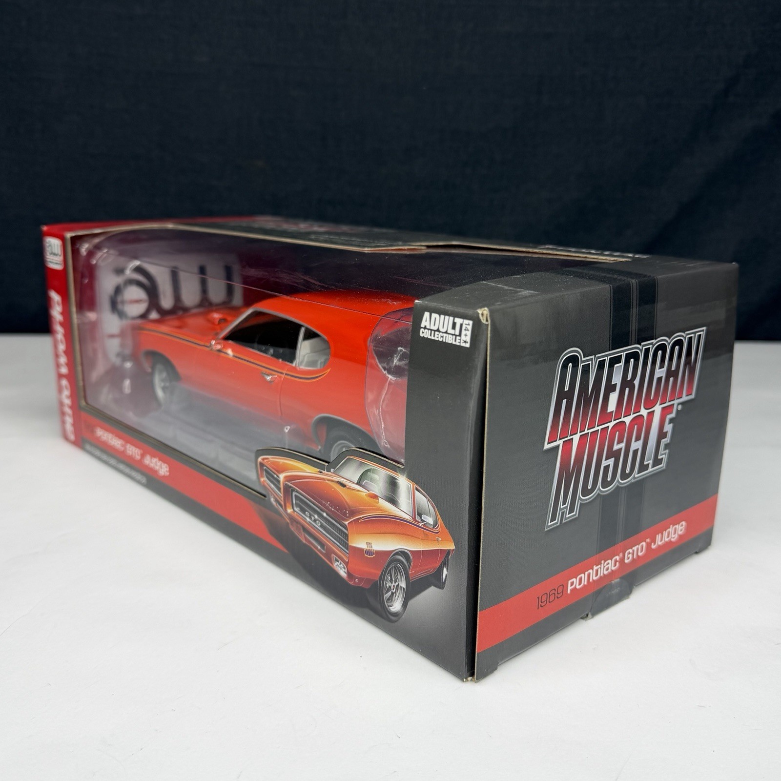 Auto World AW 1969 Pontiac GTO Judge Orange Limited /1000 1/18 Scale