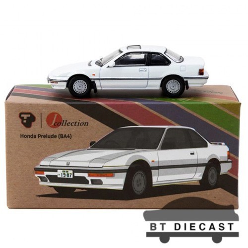 TARMAC WORKS J COLLECTION HONDA PRELUDE (BA4) 1/64 DIECAST WHITE JC64-TL009-WH
