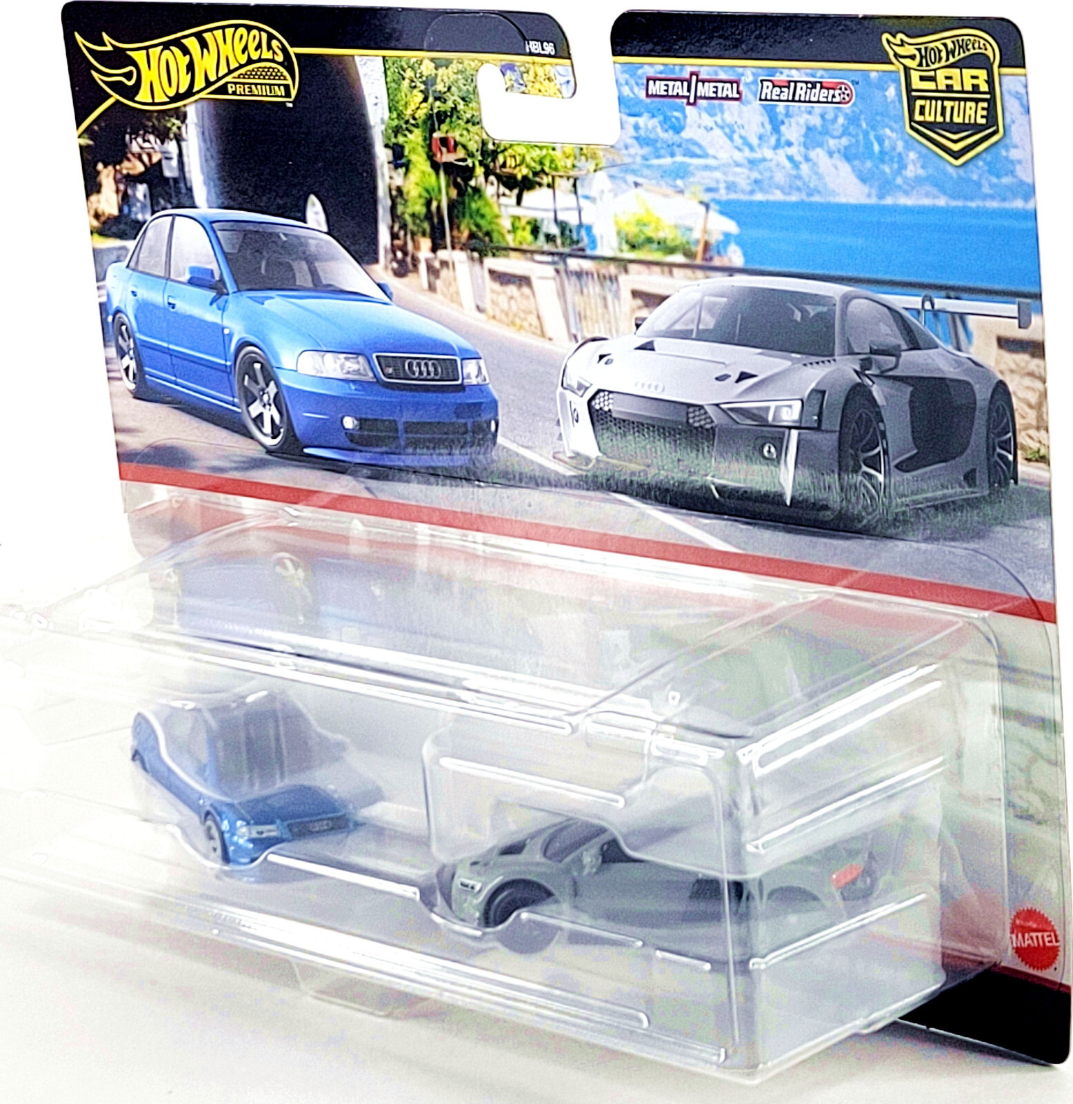 Hot Wheels Car Culture 2 Pack Target Audi S4 Quattro 🟦 & Audi R8 LMS ⬜