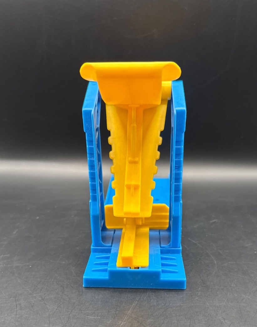 Hot Wheels Monster Trucks Blast Station Blue and Yellow Launcher Only Pre-owned