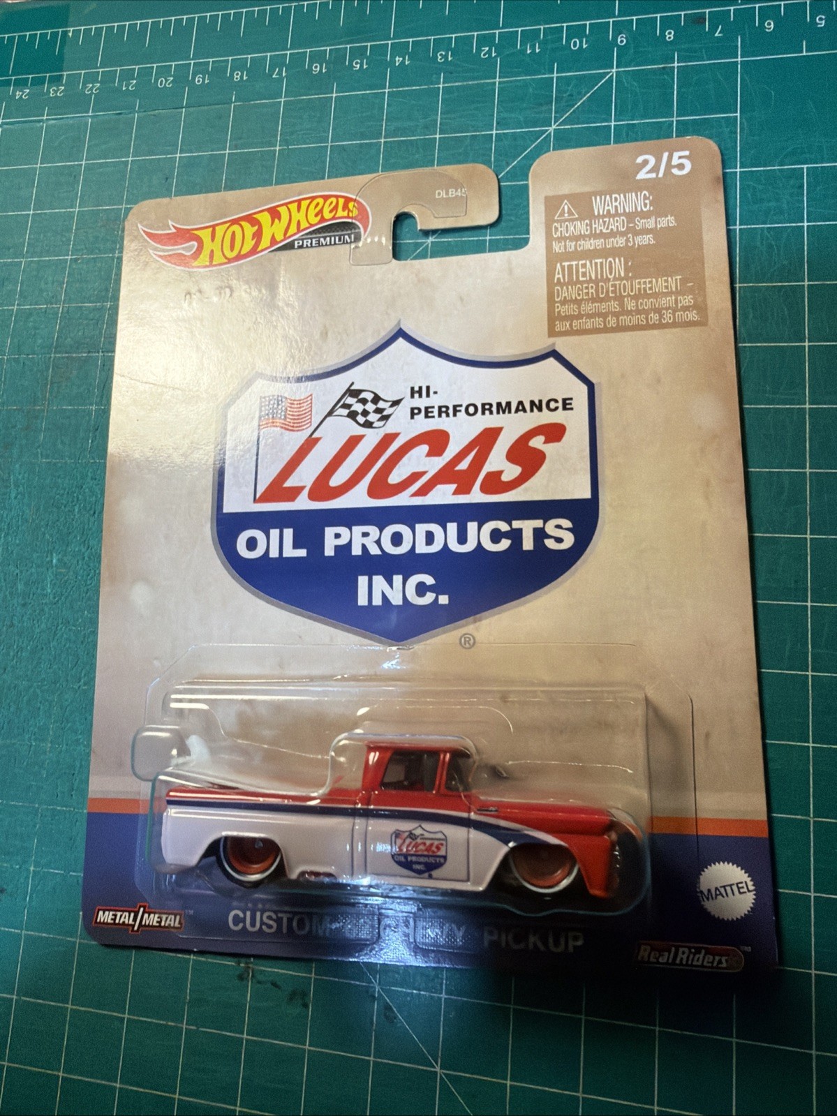 NEW 2023 HotWheels Pop Culture Custom ’62 Chevy Pickup Lucas Oil