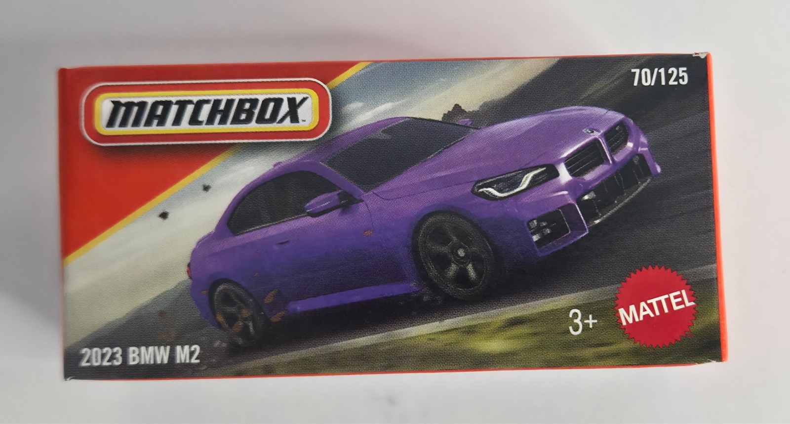 2023 BMW M2 70/125 Matchbox 2026 POWER GRABS JHR23 MBX Roadtrip purple