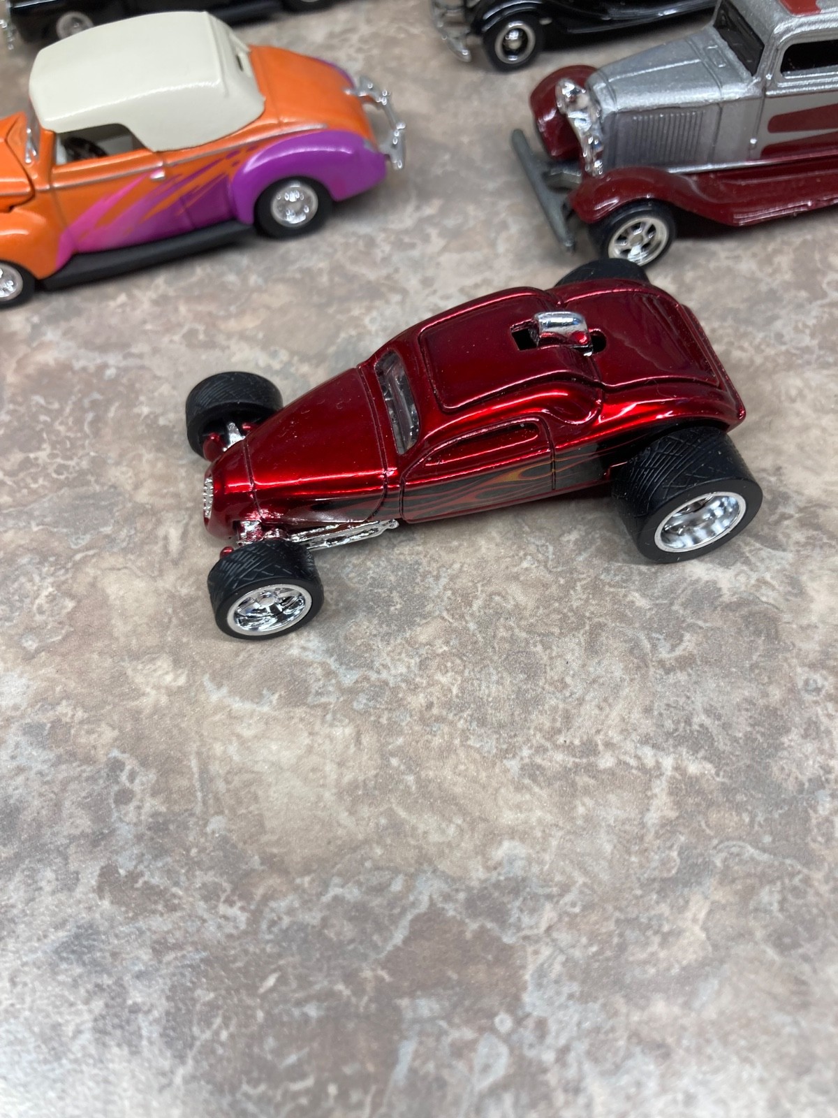 5 Hotwheels Real Riders Ford Street Rods