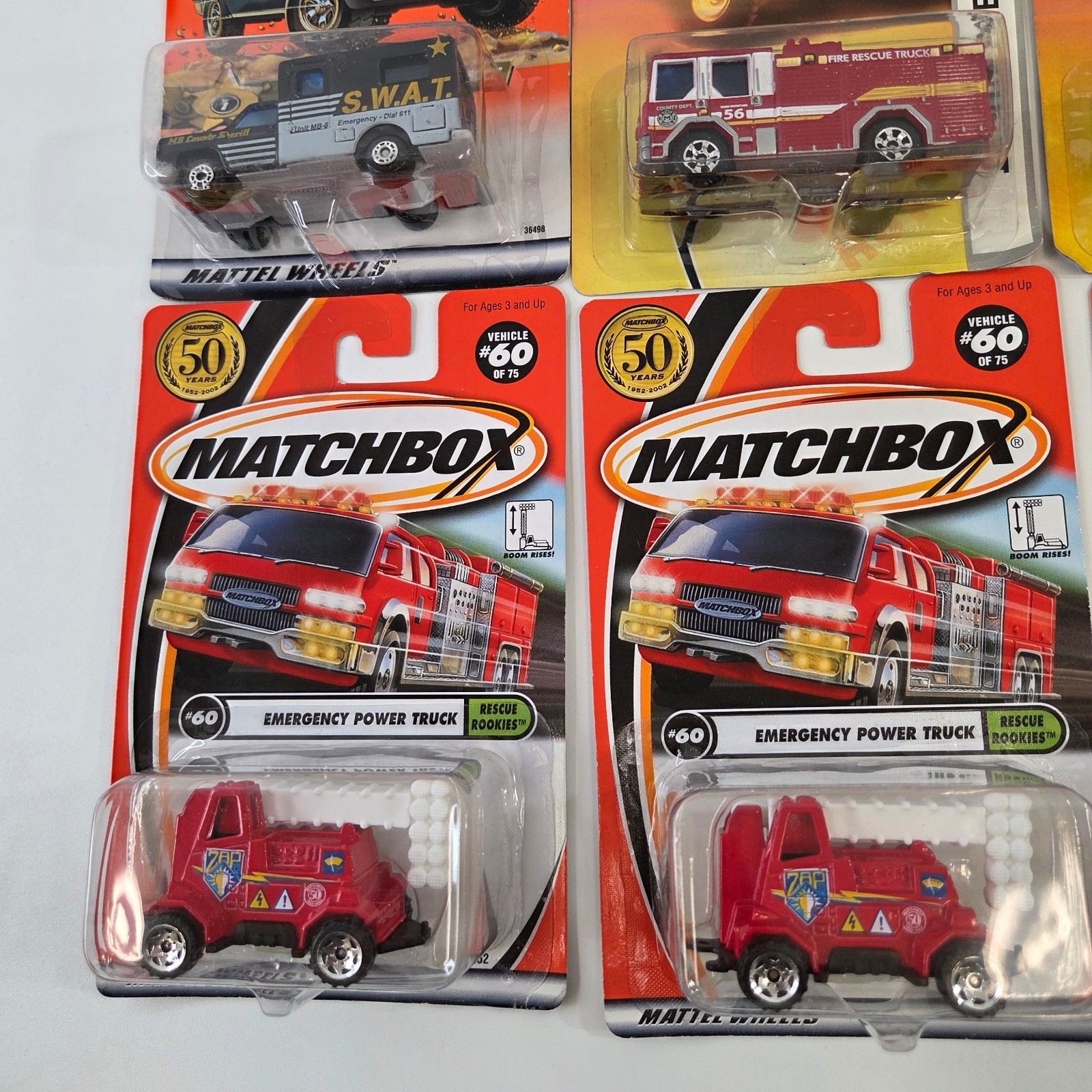 Matchbox Emergency Vehicles Diecast Car Lot of 11 New Fire Engine Ambulance ++