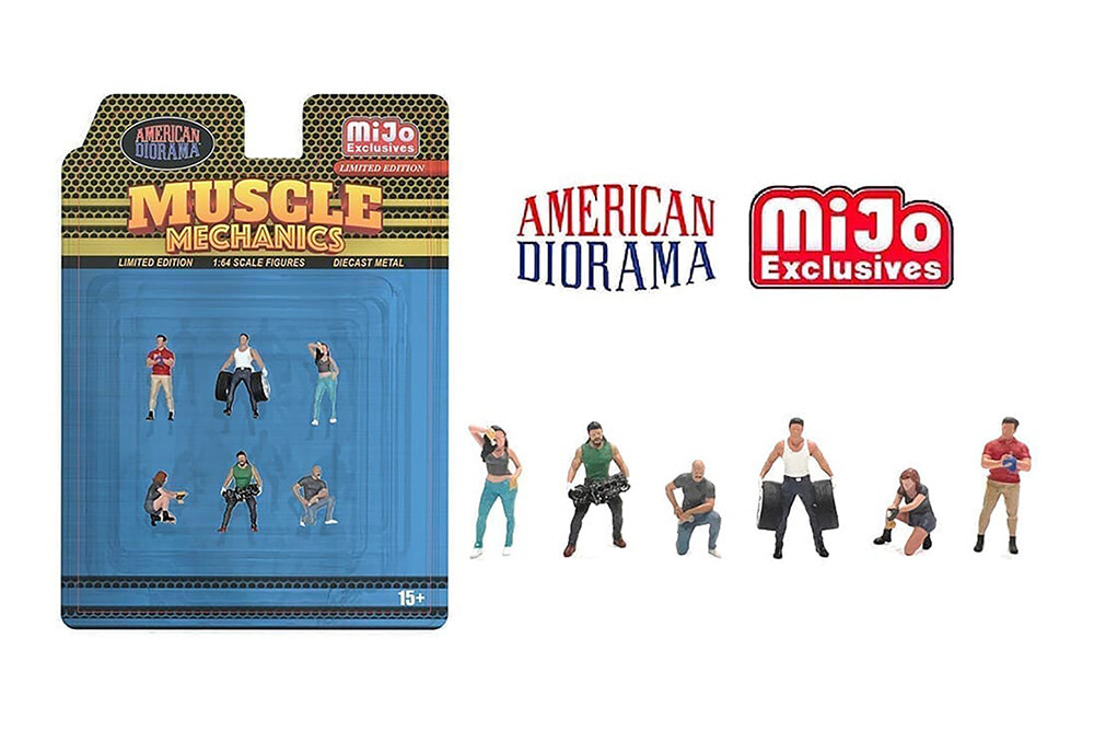 Muscle Mechanics MIJO 1:64 6 Figures American Diorama 2417MJ
