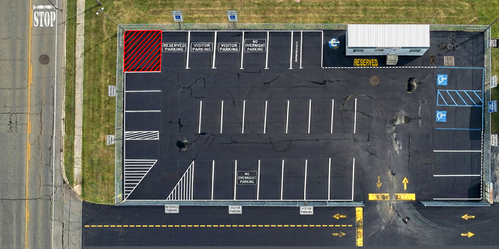 31″X 15.5″ Desk Mat Used Car Lot Dealership 1:64 scale