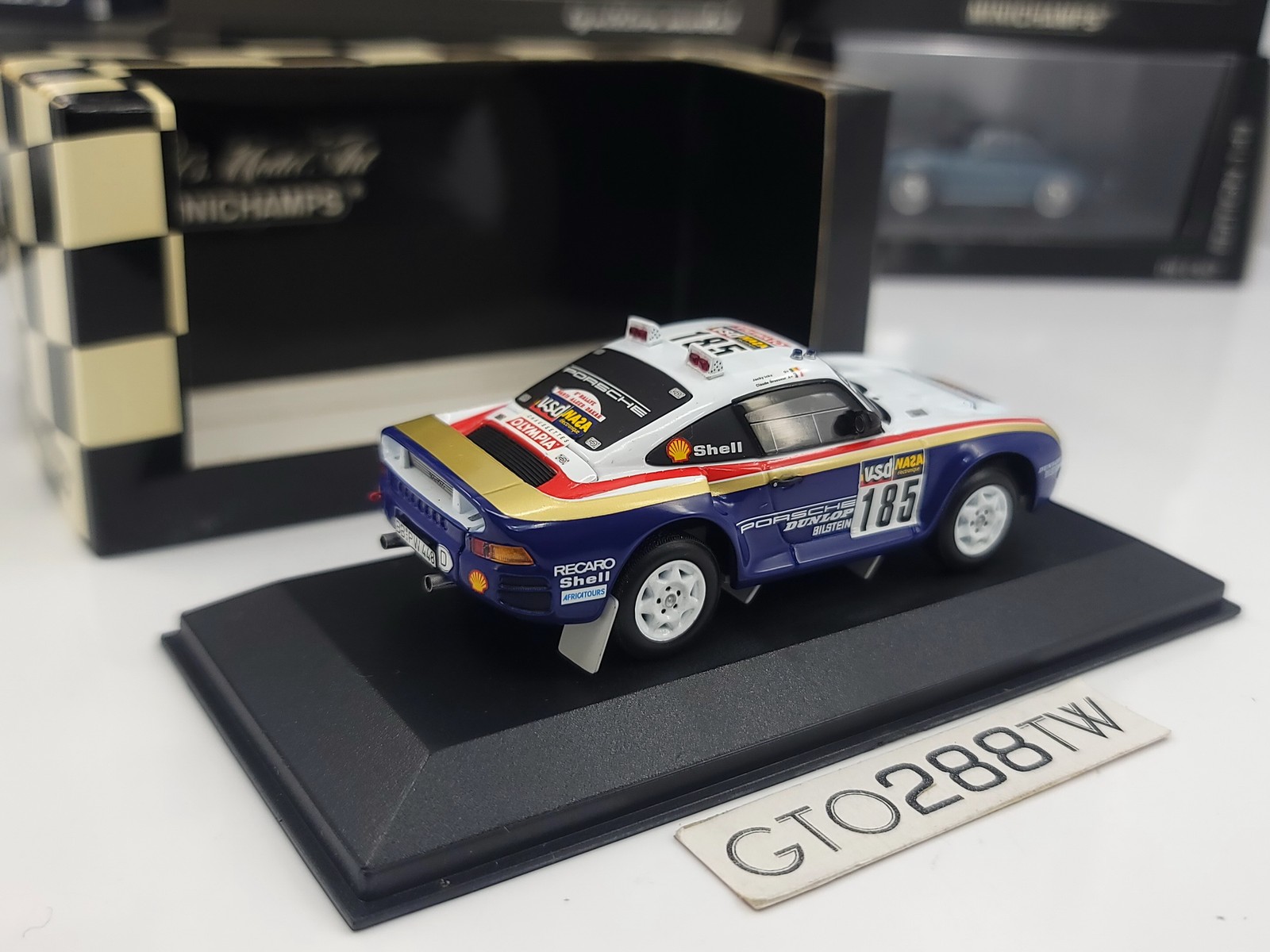 Minichamps 1:43 Porsche 959 Rallye/Rally Paris-Dakar 1986 #185 J.Ickx 400866285