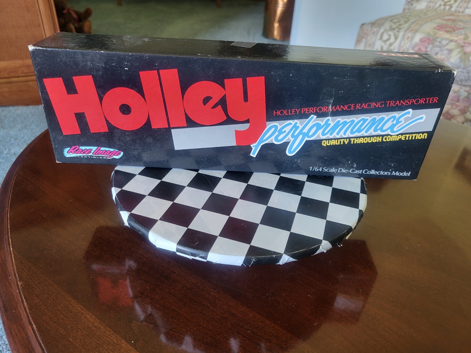 ERTL Customized 1993 Limited Edn 1/64 HOLLEY PERFORMANCE RACING Transporter MiB