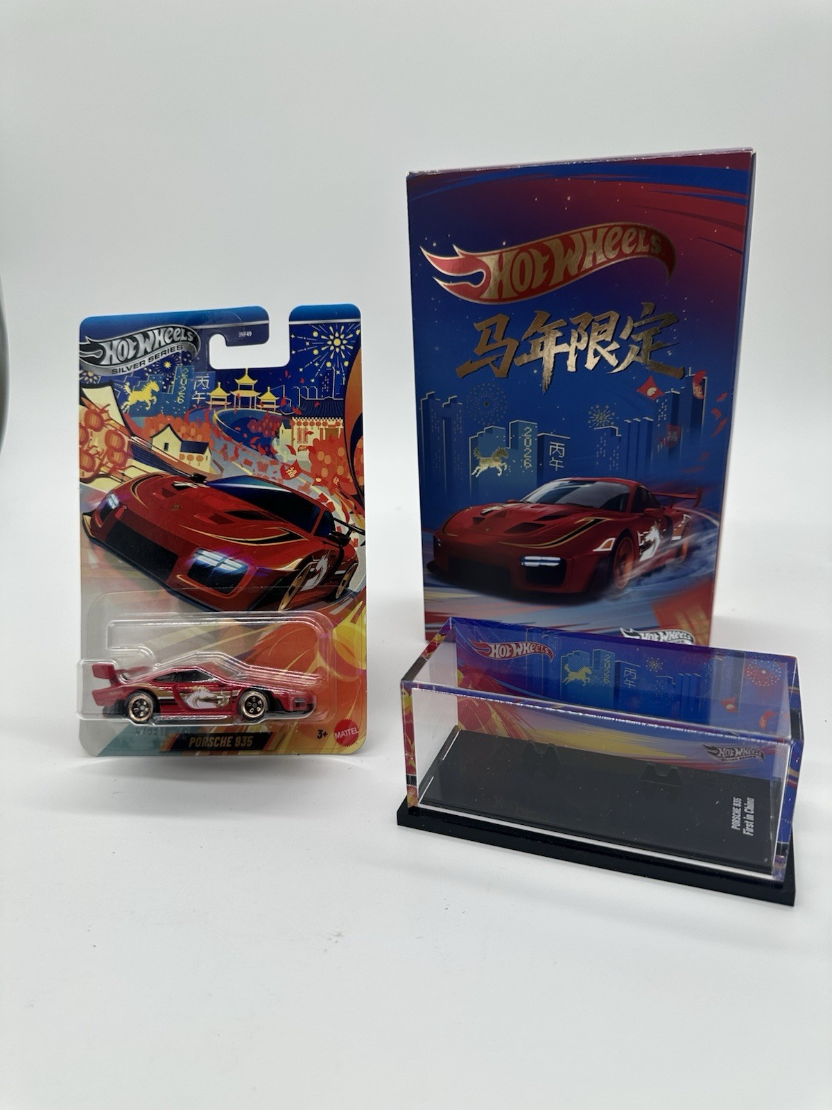 Hot Wheels Chinese New Year Year of the Horse, Porsche 935, Red