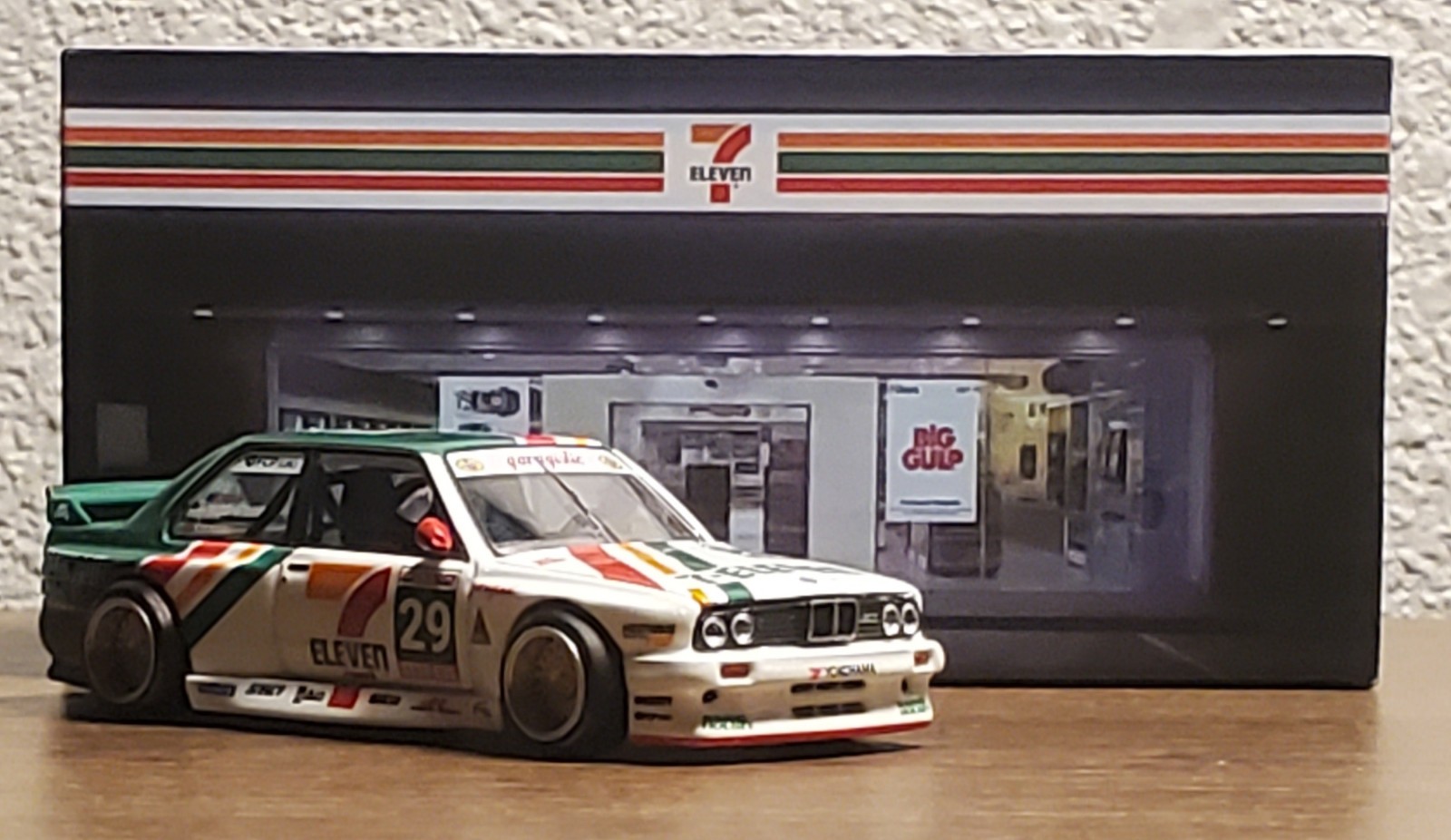 Kaido House x Mini GT BMW M3 Larry Chen 7-Eleven 1/64 KHMG217
