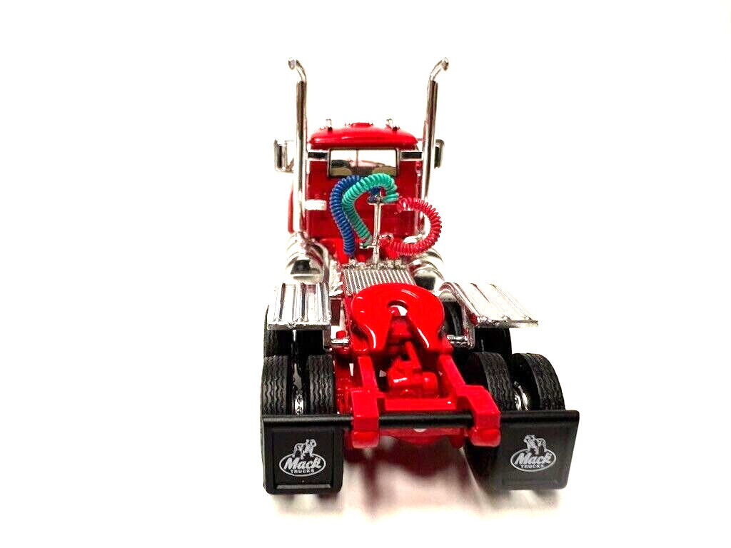 DCP FIRST GEAR 1/64 SCALE R MODEL MACK DAY CAB, RED & CHROME