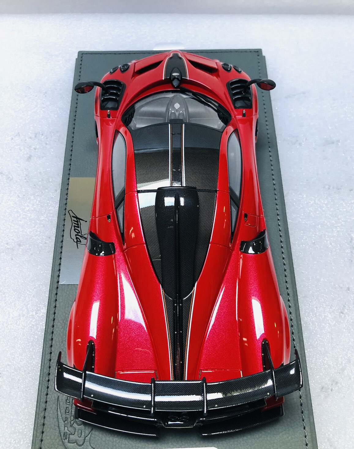 1/18 BBR Pagani Imola Azalea Red Metallic Limited 140 pcs with display case
