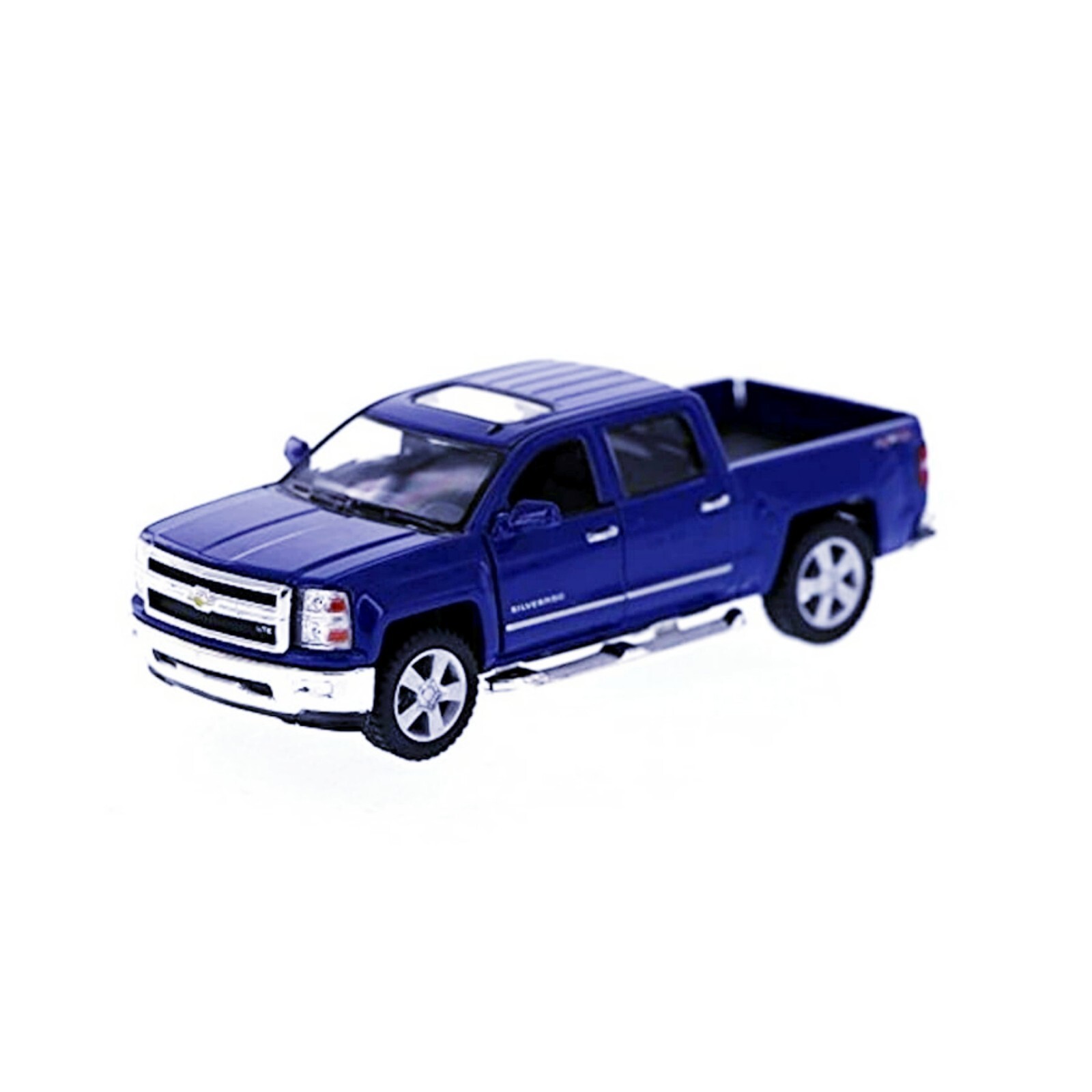 5381D BYKinsmart 5″ 2014 Chevrolet Silverado Truck Diecast Model Toy 1:46 Blue