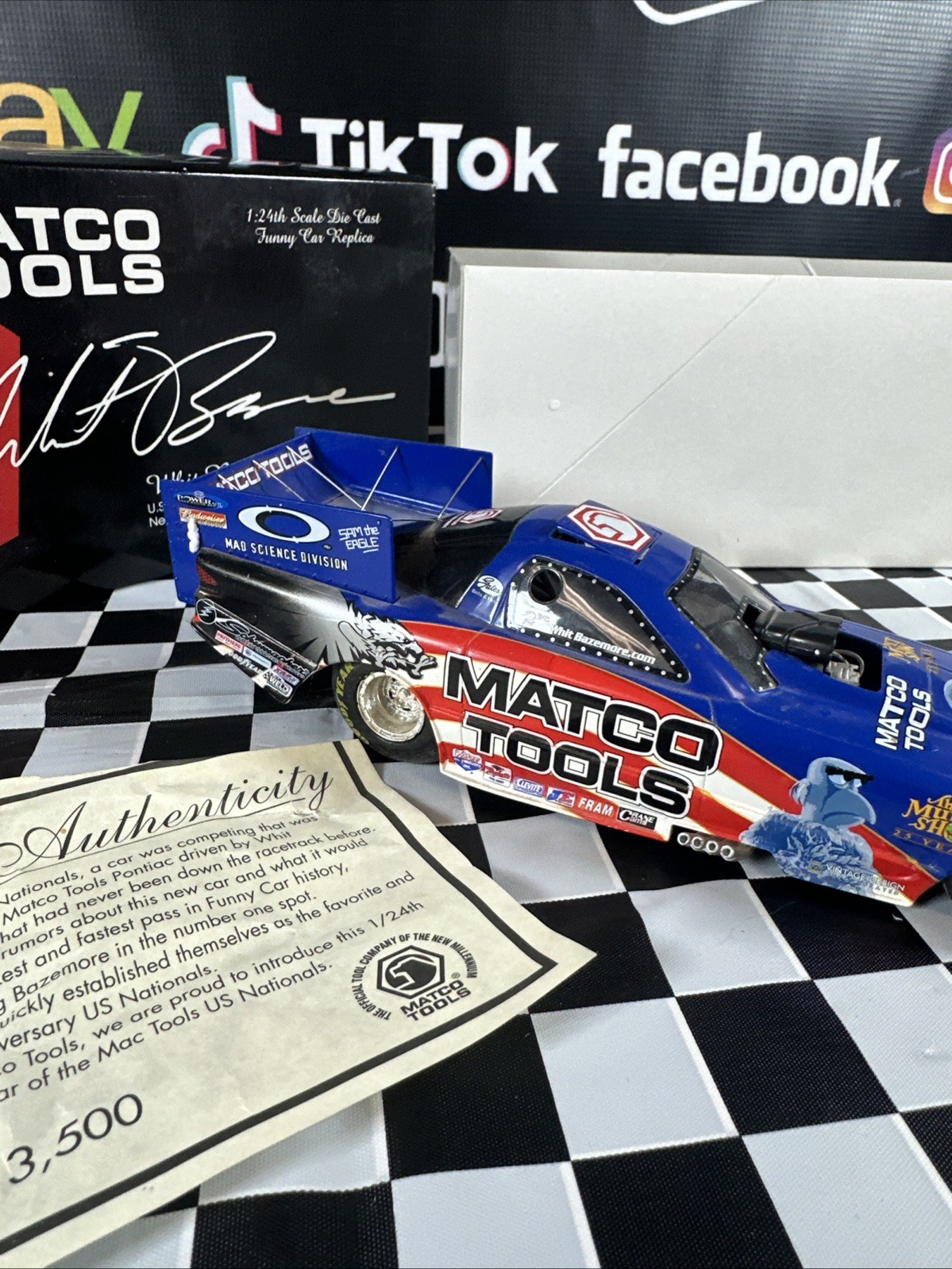 Matco Tools 2000 Top Fuel Funny Car Champion. 1/24