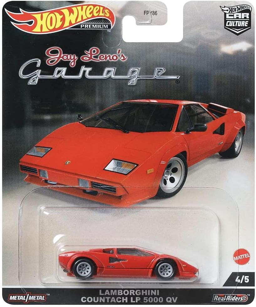Lamborghini Countach Die-Cast Model Car by Hot Wheels