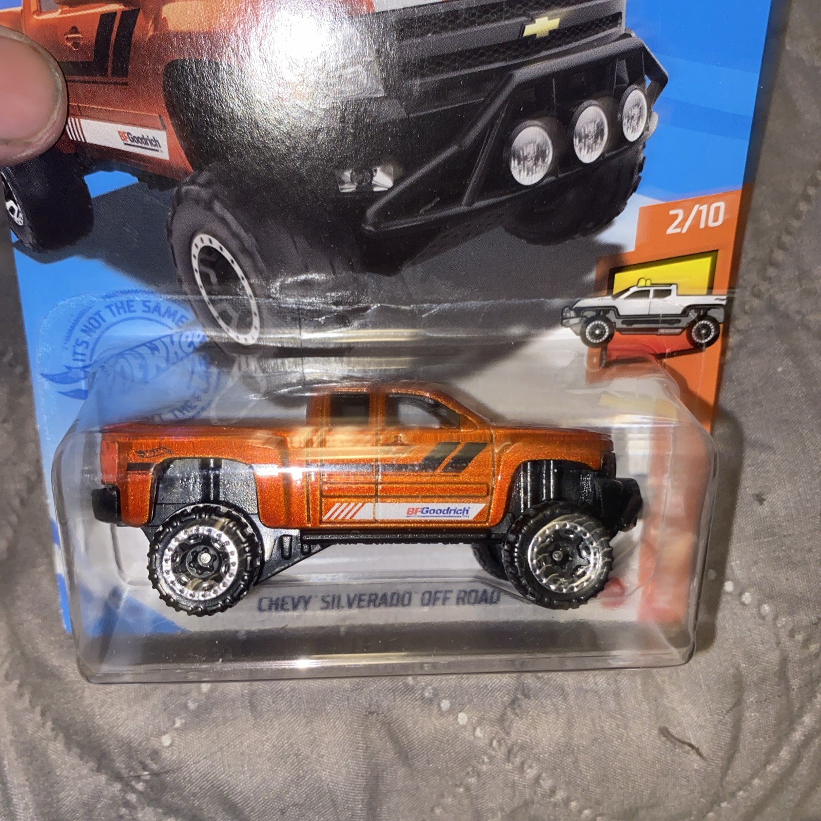 2020 Hot Wheels Chevy Silverado Off Road Truck 185/250 HW Hot Truck 2/10