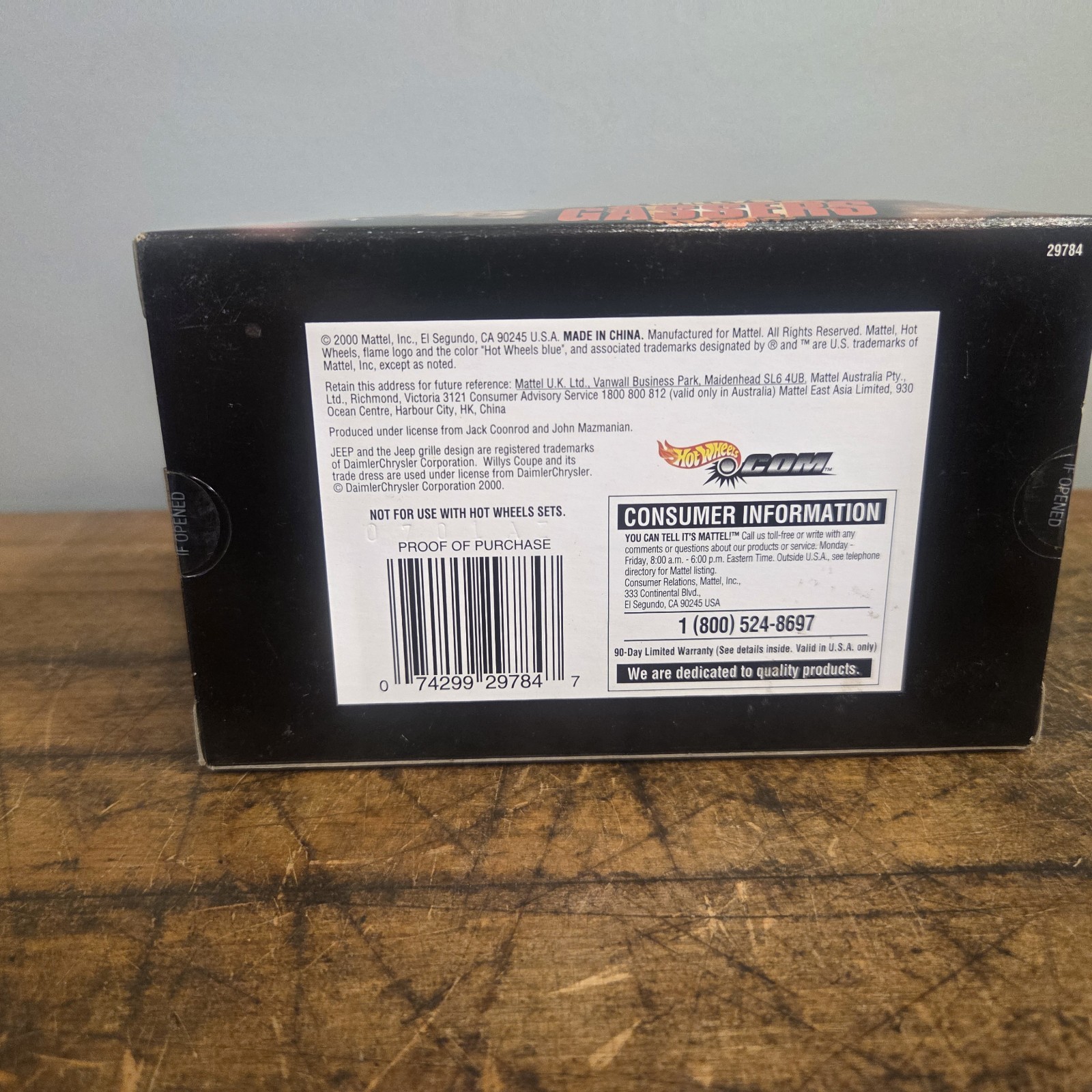2000 Hot Wheels 100% Hot Rod Series WILLY’S GASSERS