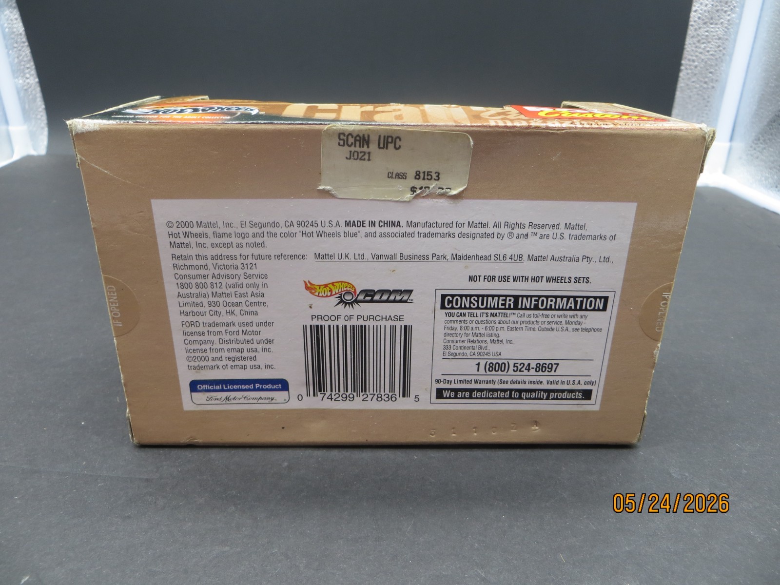 Hot Wheels Hot Rod series Rod & Customs Orange Crate & Manta Ray