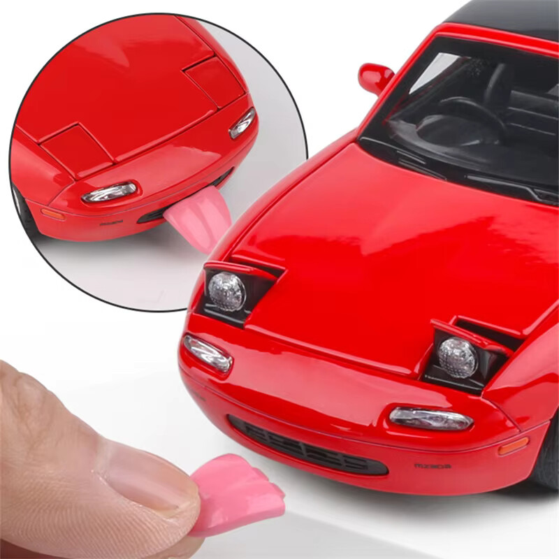 1:32 Scale Mazda Miata MX-5 Alloy Sports Model Diecast Car With Sound And Light
