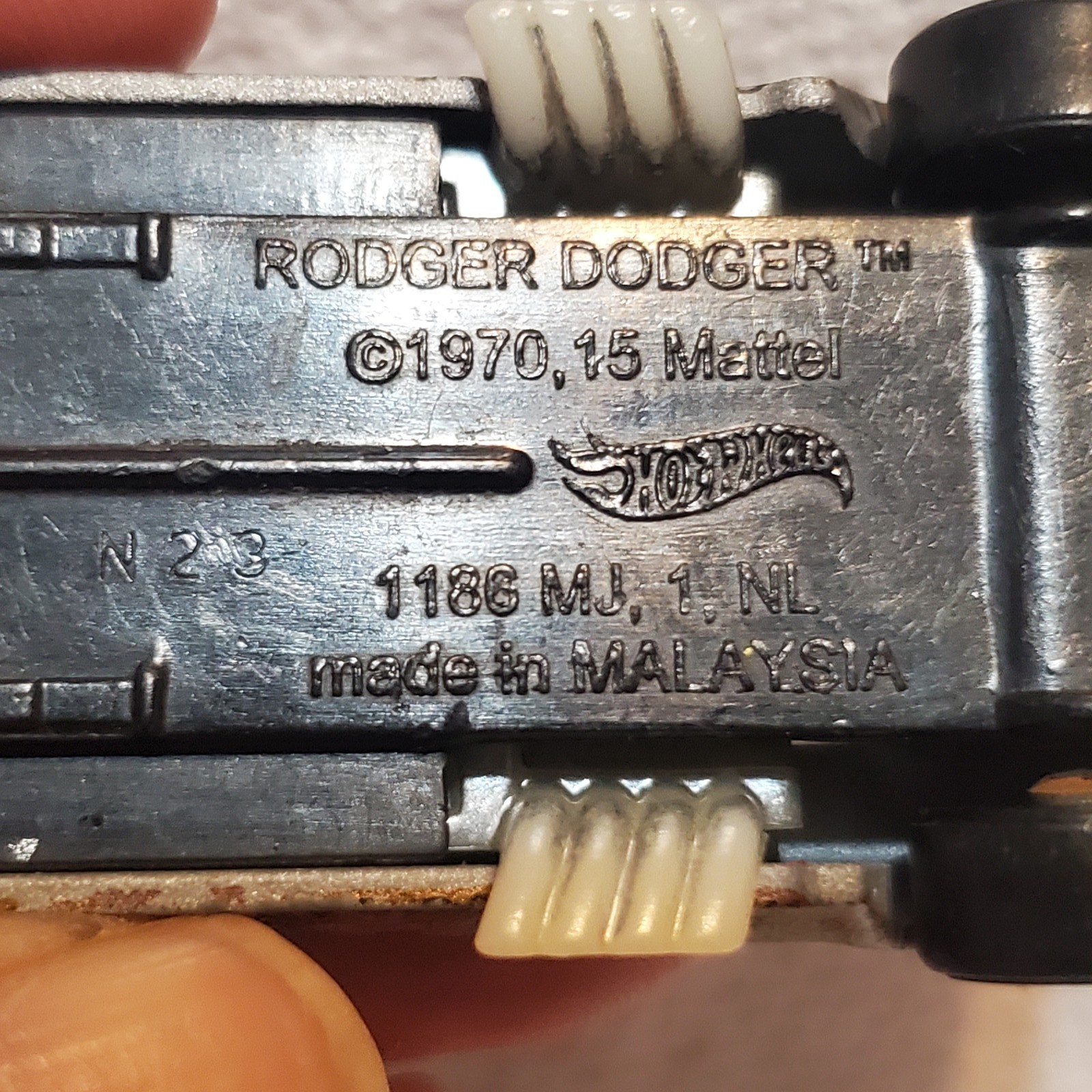 Hot Wheels Rodger Dodger Steampunk Custom Silver Diecast Car Malaysia