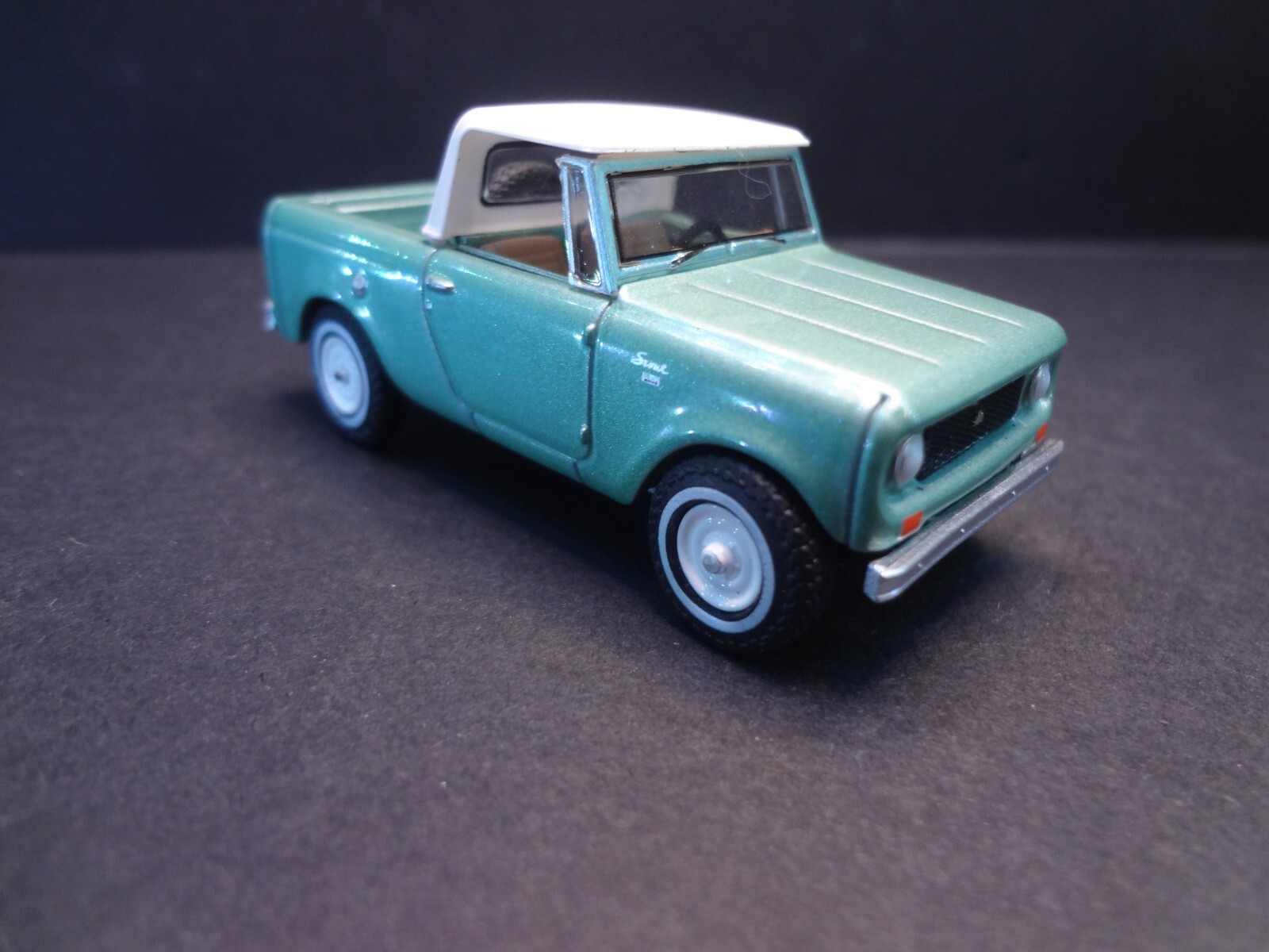 Greenlight 1965 Harvester Scout Half Cab Pickup w/ removable top – Loose 1:64