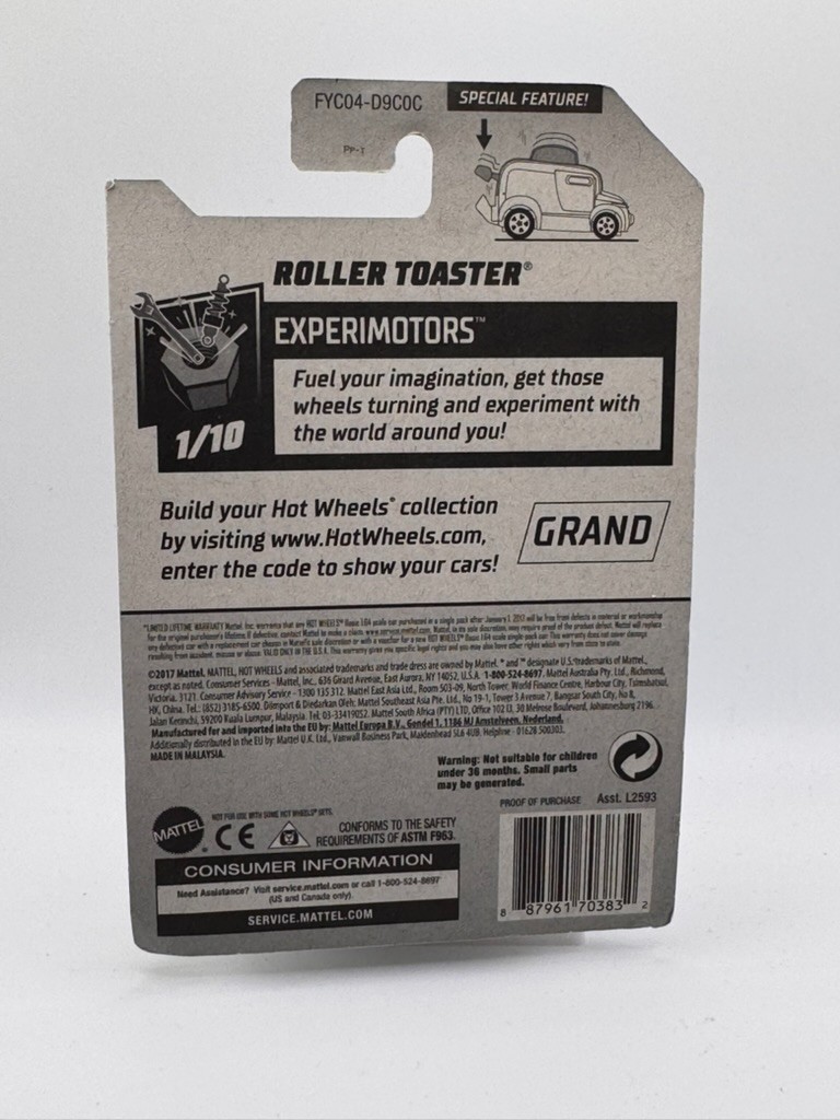 Roller Toaster Experimotors hot wheels