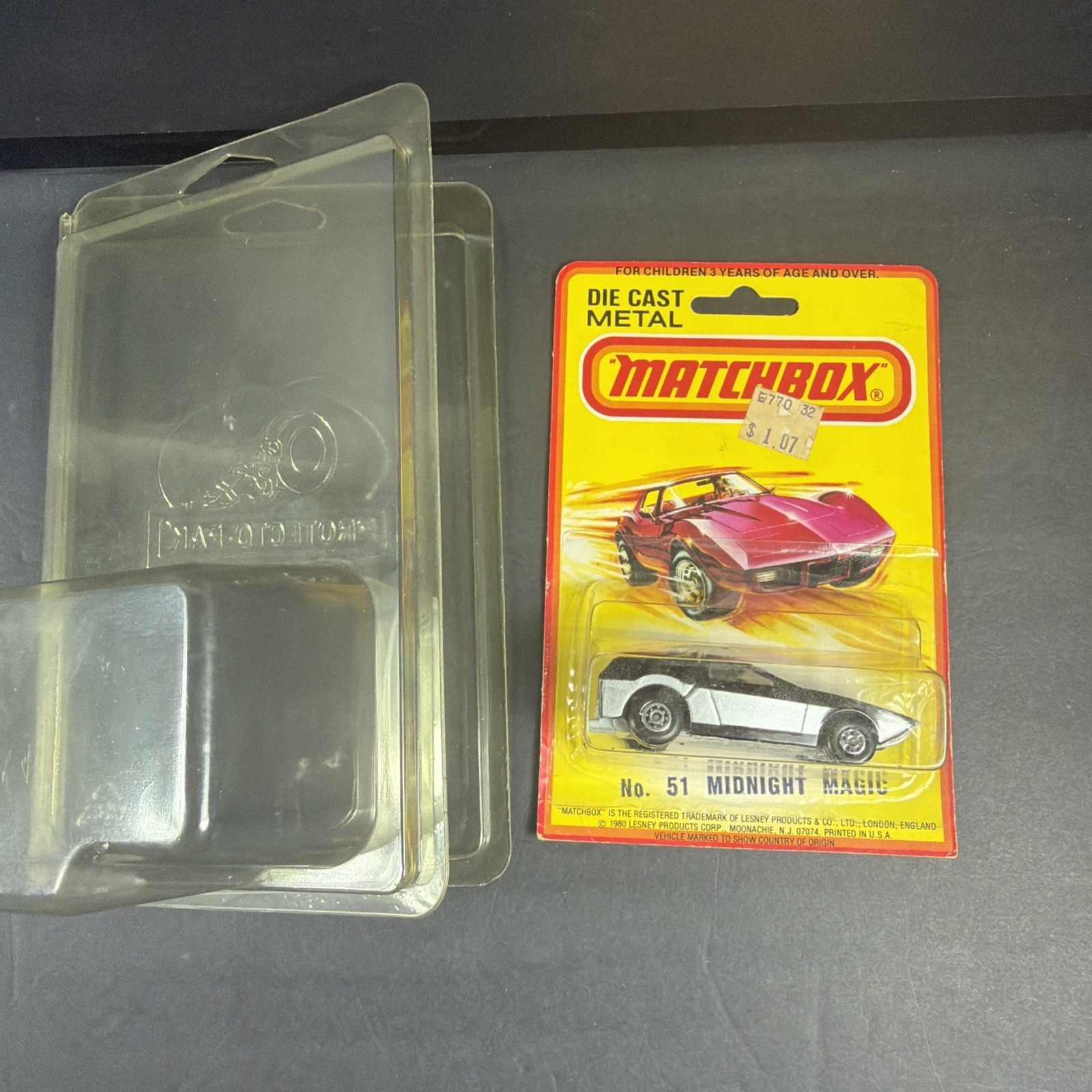 MATCHBOX LESNEY Midnight Magic No. 51 Car Match Box NEW In Package Hong Kong