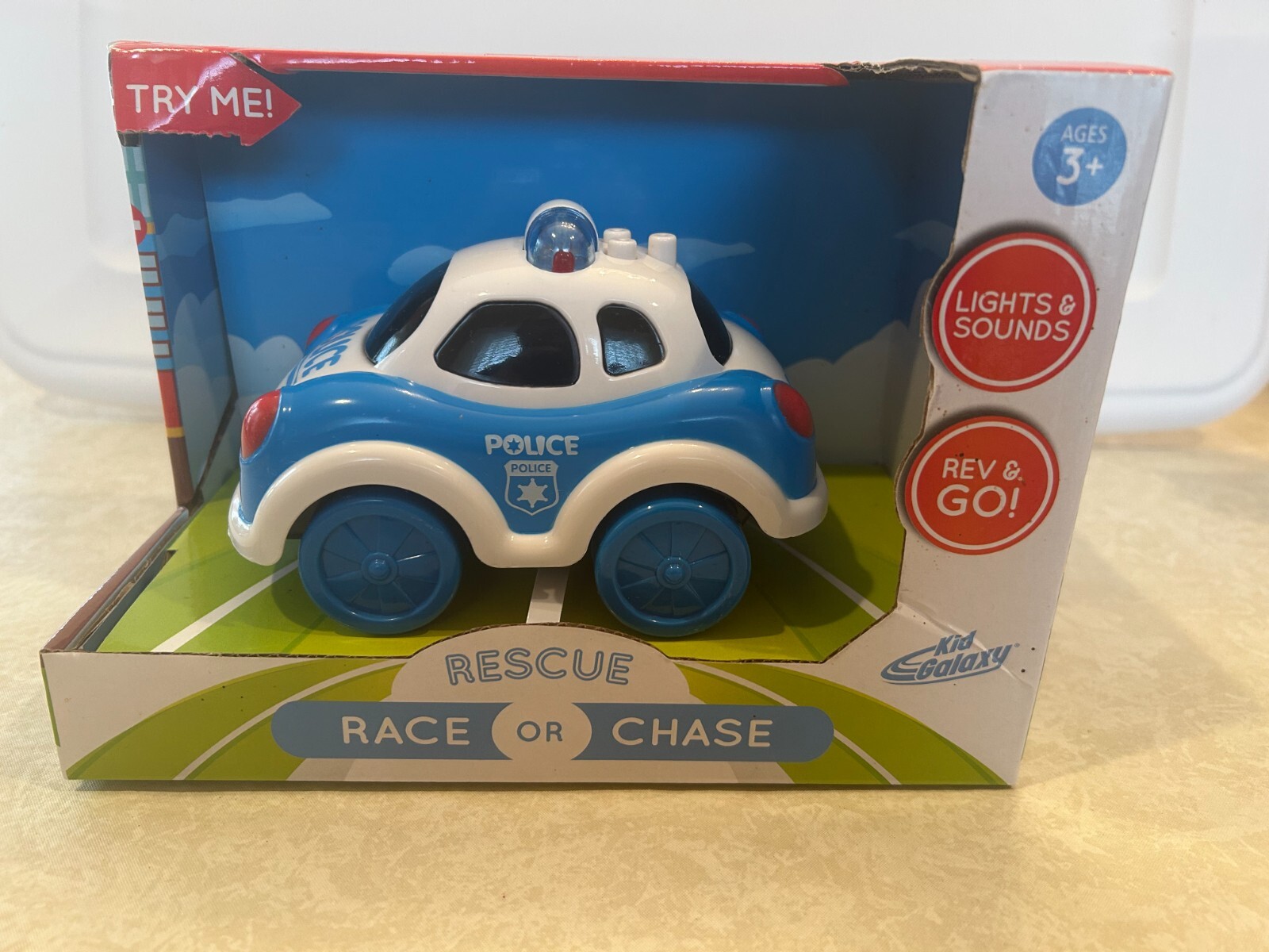 Lot of 3 – Kid Galaxy – Rescue Race Or Chase – Police/Fire/Ambulance – NIB