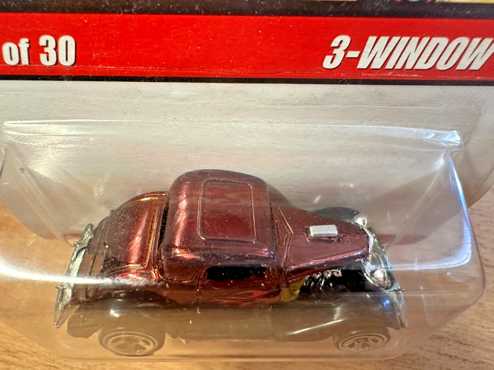 Hot Wheels Classics Series 2 #18/30 Ford 3-Window ’34 Spectraflame Dark Maroon