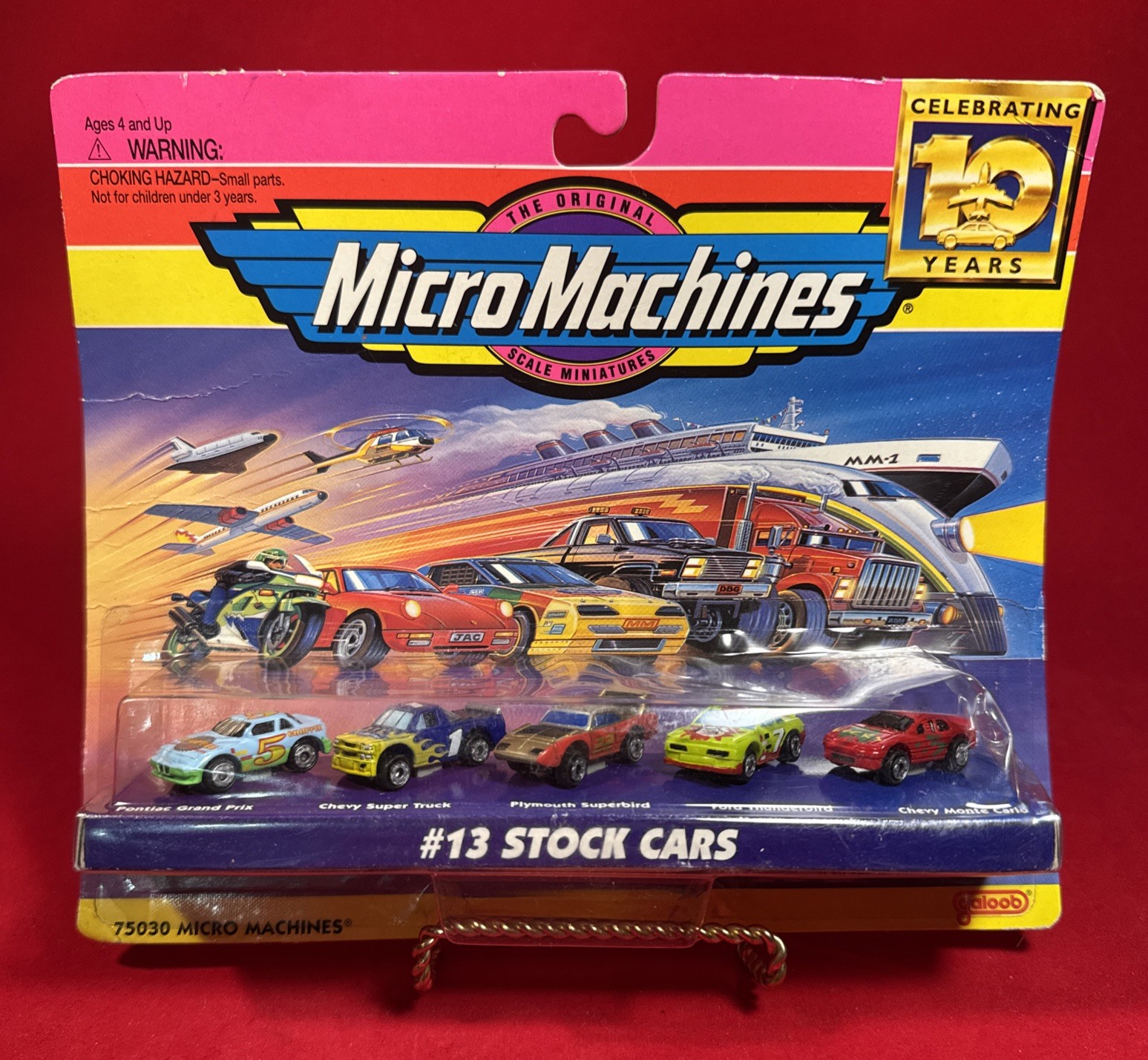 Micro Machines #13 Stock Cars Factory Sealed 5 Cars 1997