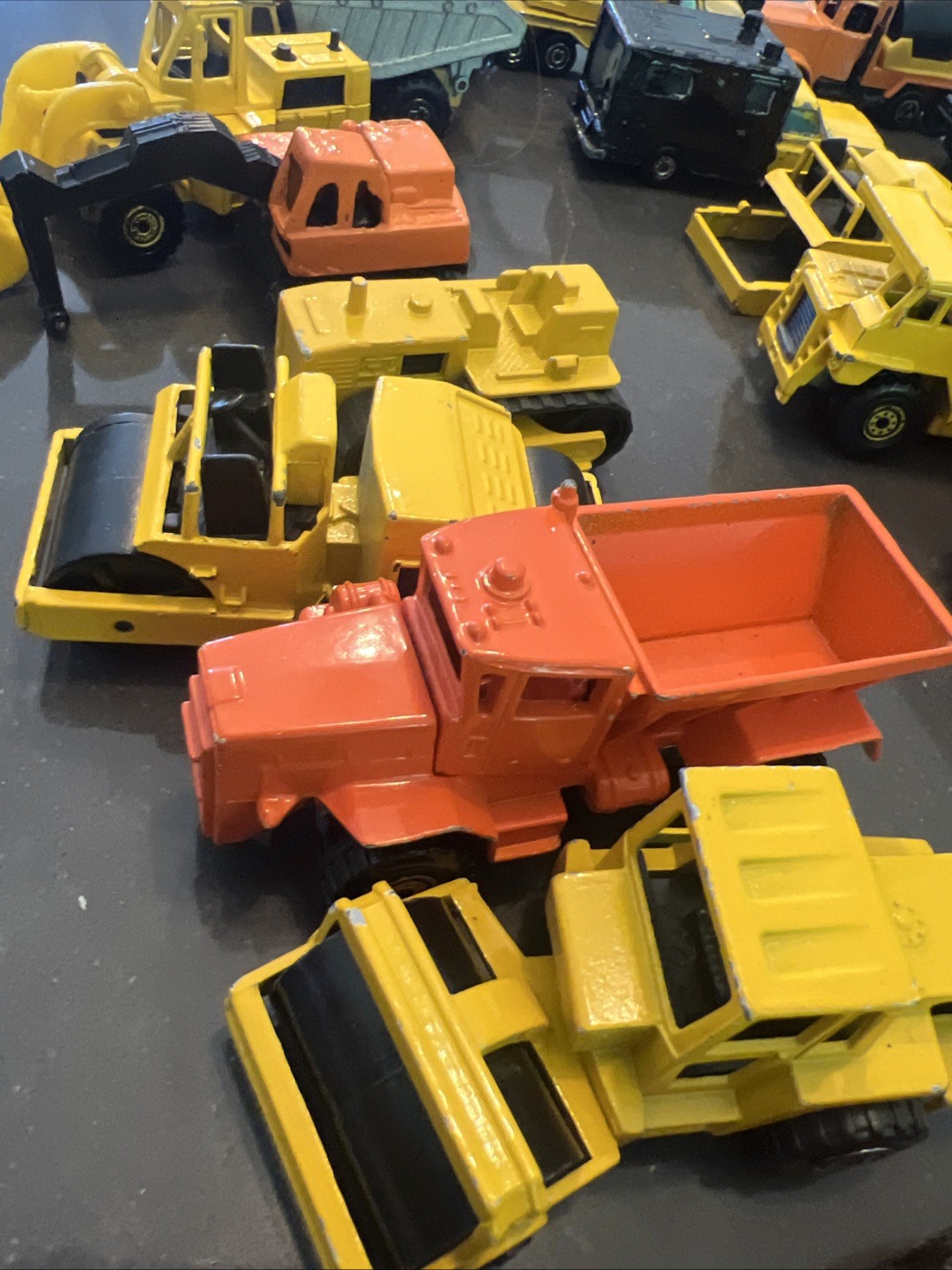 Lot Of Construction Diecast & Plastic Mixed Brands And Models See Description