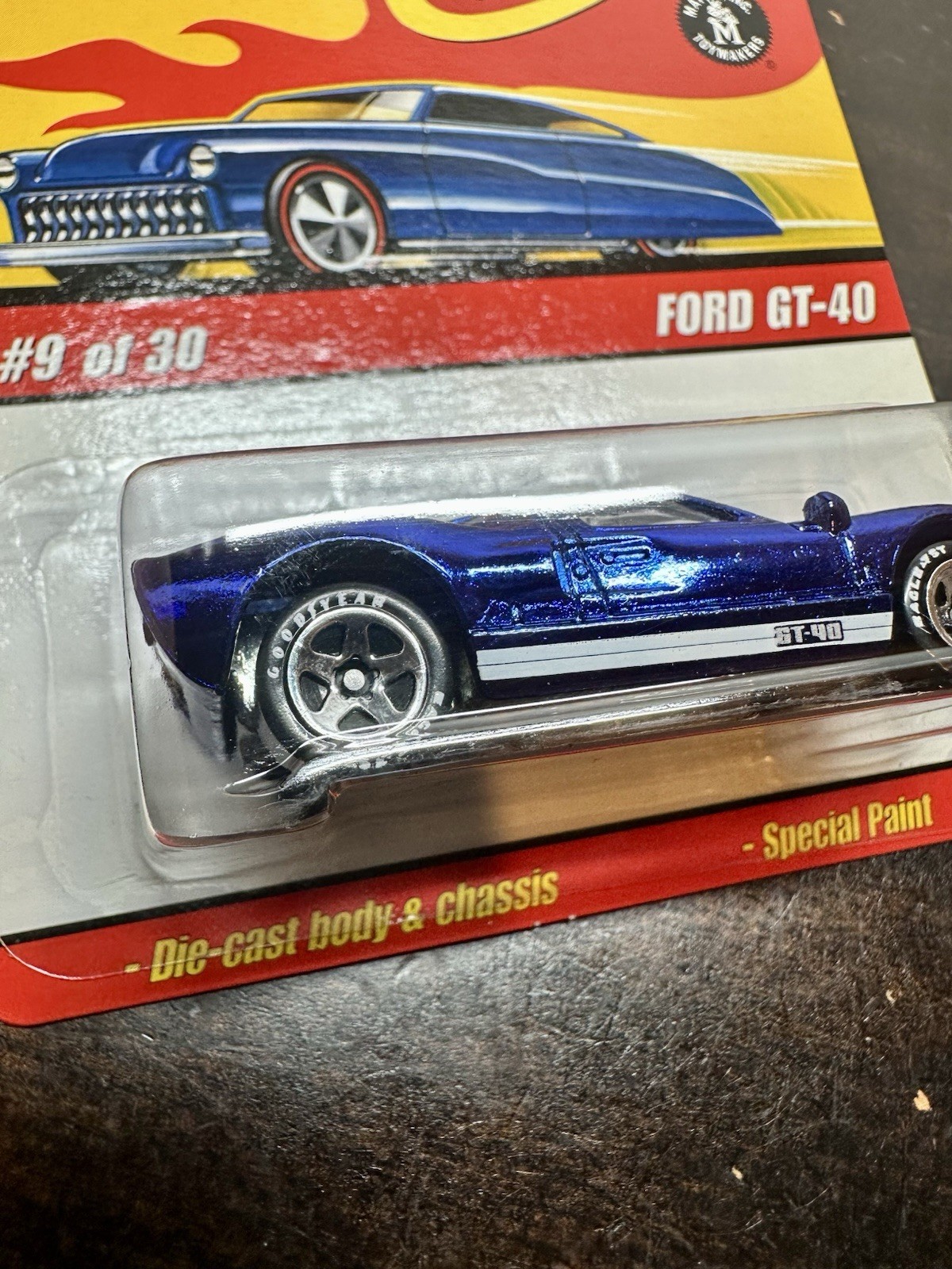 Hot Wheels Classics Series 2 Ford GT-40 Dark Blue