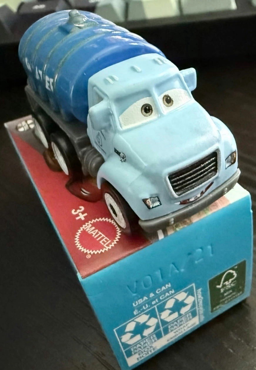Mr. Drippy Disney Pixar Cars Mini Racer Water Tanker Truck 2026 Series 2