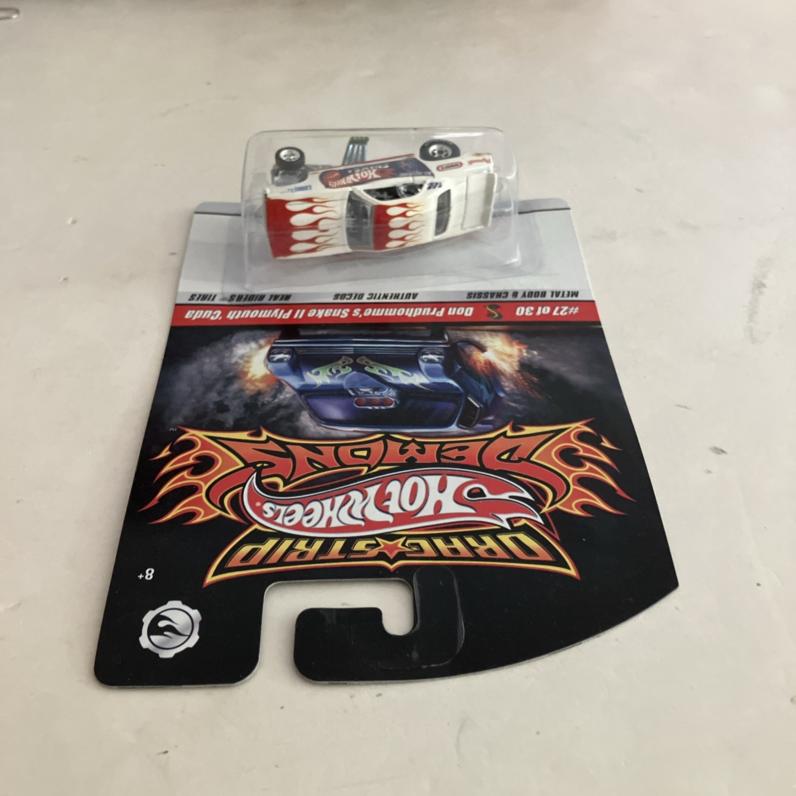 HOT WHEELS Drag Strip Demons Don Prudhomme’s Snake II Plymouth ‘Cuda 27/30