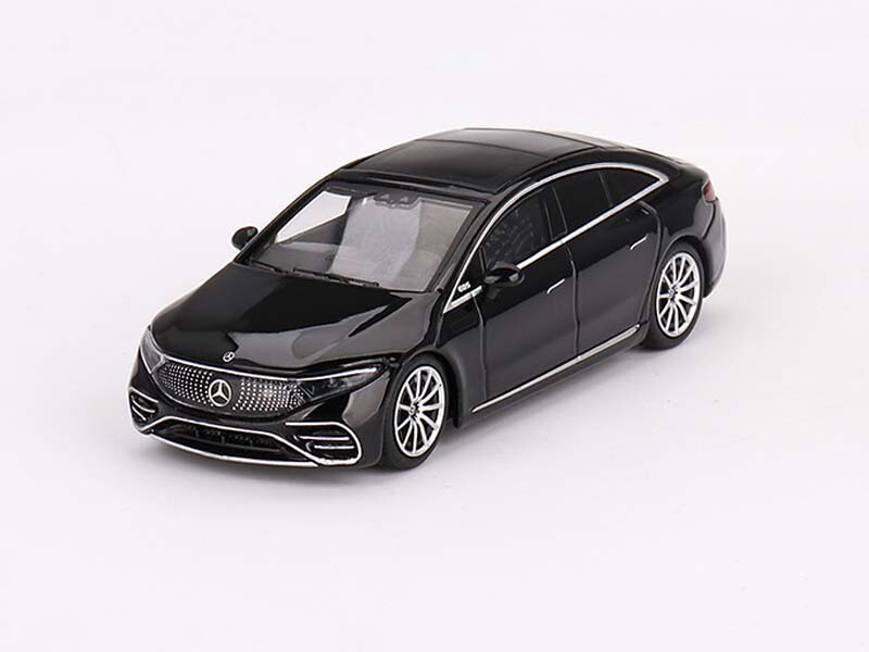 Mercedes-Benz EQS 580 4MATIC Black Diecast 1:64 Scale Model – TSM MGT00694