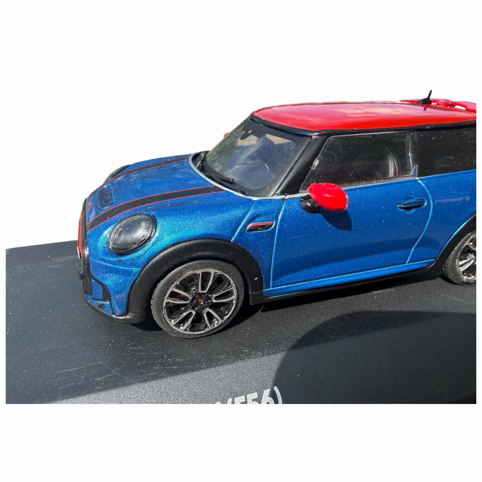 F56 MINI Cooper S John Cooper Works Blue Diecast car 1:43 Scale