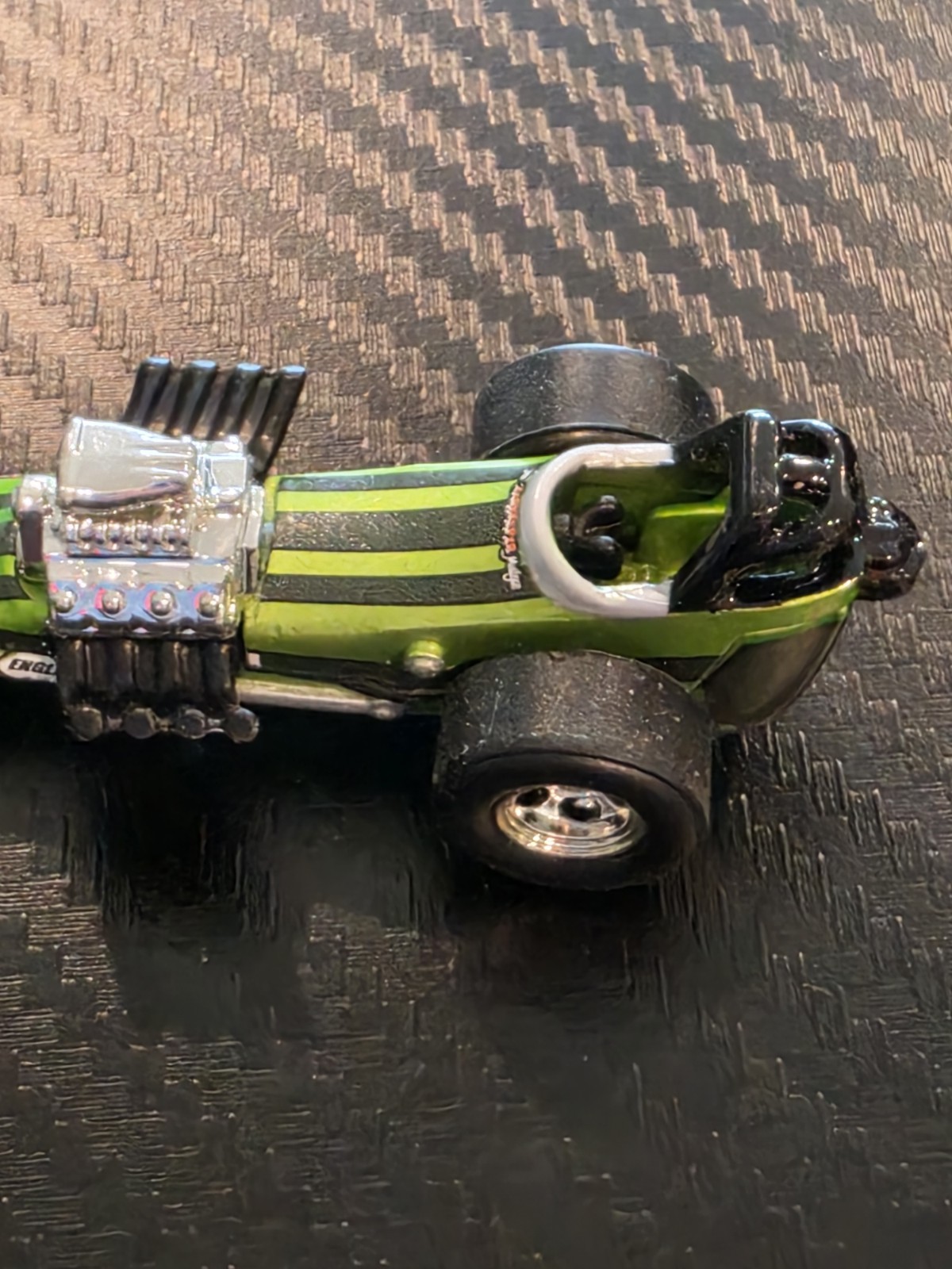 Hot Wheels Drag Strip Demons Beebe & Mulligan Front Engine Fuel Dragster RR 2009