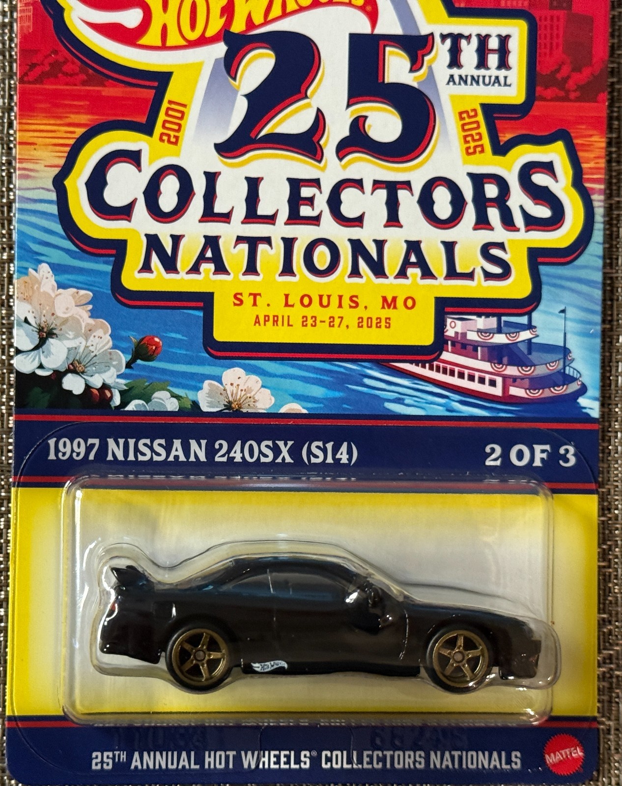 2025 Hot Wheels 25th Annual Collectors Nationals 1997 Nissan 240SX # 3378/6200