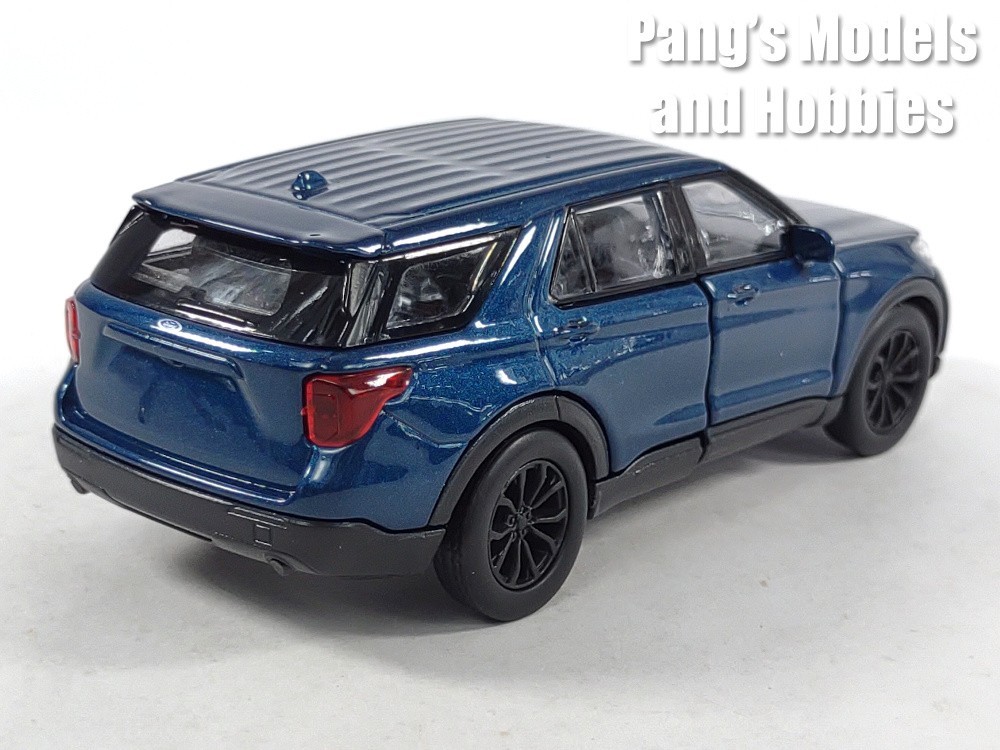 4.75 Inch 2023 Ford Explorer 1/42 Scale Diecast Model by Welly – BLUE