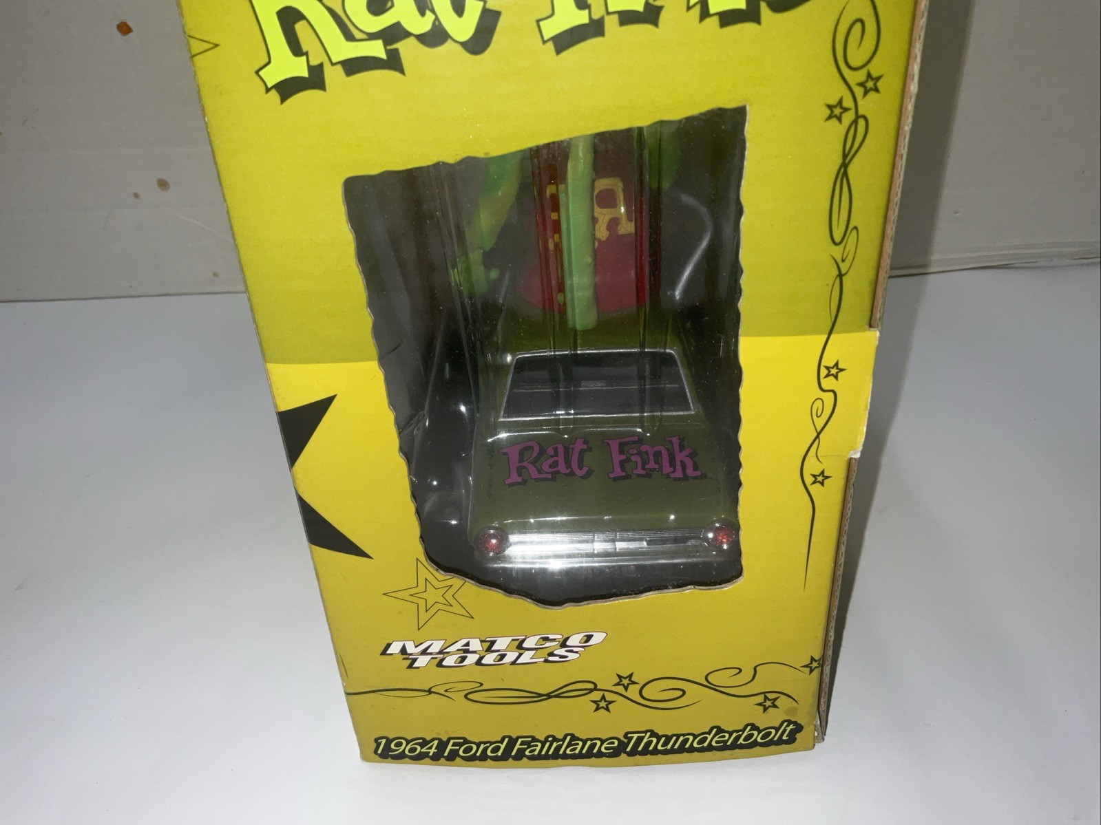 Marco Tools Rat Fink 1964 Ford Fairlane Thunderbolt Hot Rod Car Ed Roth.