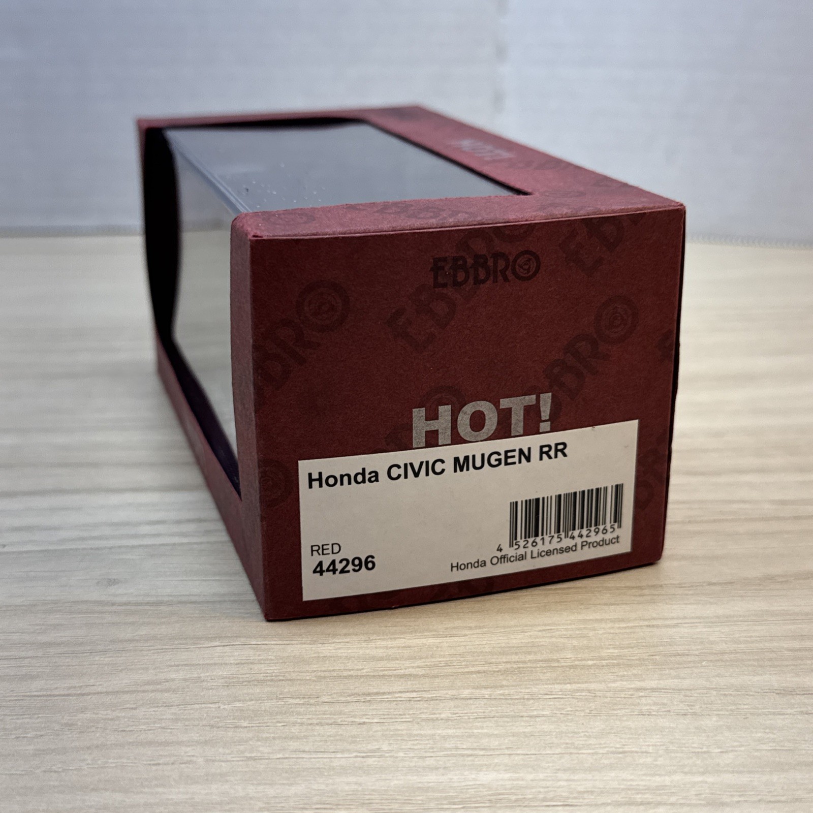 EBBRO HOT! 1:43 Honda Civic Mugen RR FD2 Type R Red Diecast Model Rare