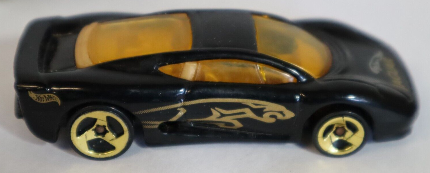 VTG Hot Wheels 1992 Jaquar Black 1998 Jaquar Blue 1996 Callaway Blue Lot of 3