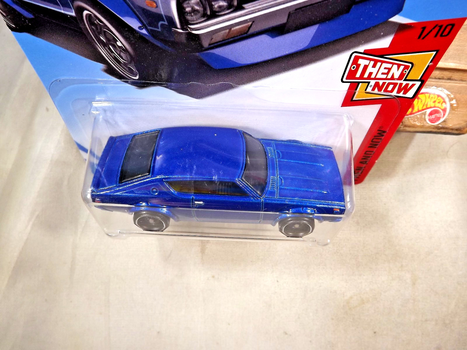 2018 Hot Wheels #118 Then and Now 1/10 NISSAN SKYLINE 2000 GT-R Blue w/BlkDD8Sp