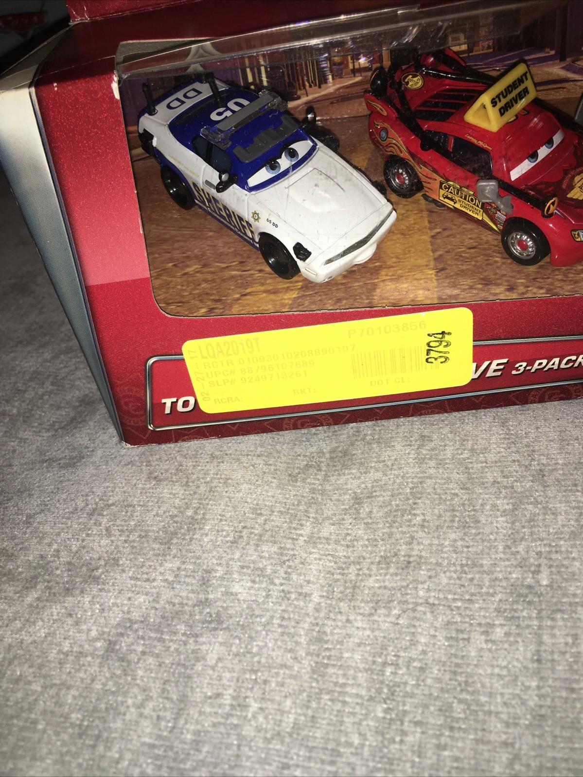 Disney Pixar Cars To Protect And Serve 3-pack 2014 Mattel!!!